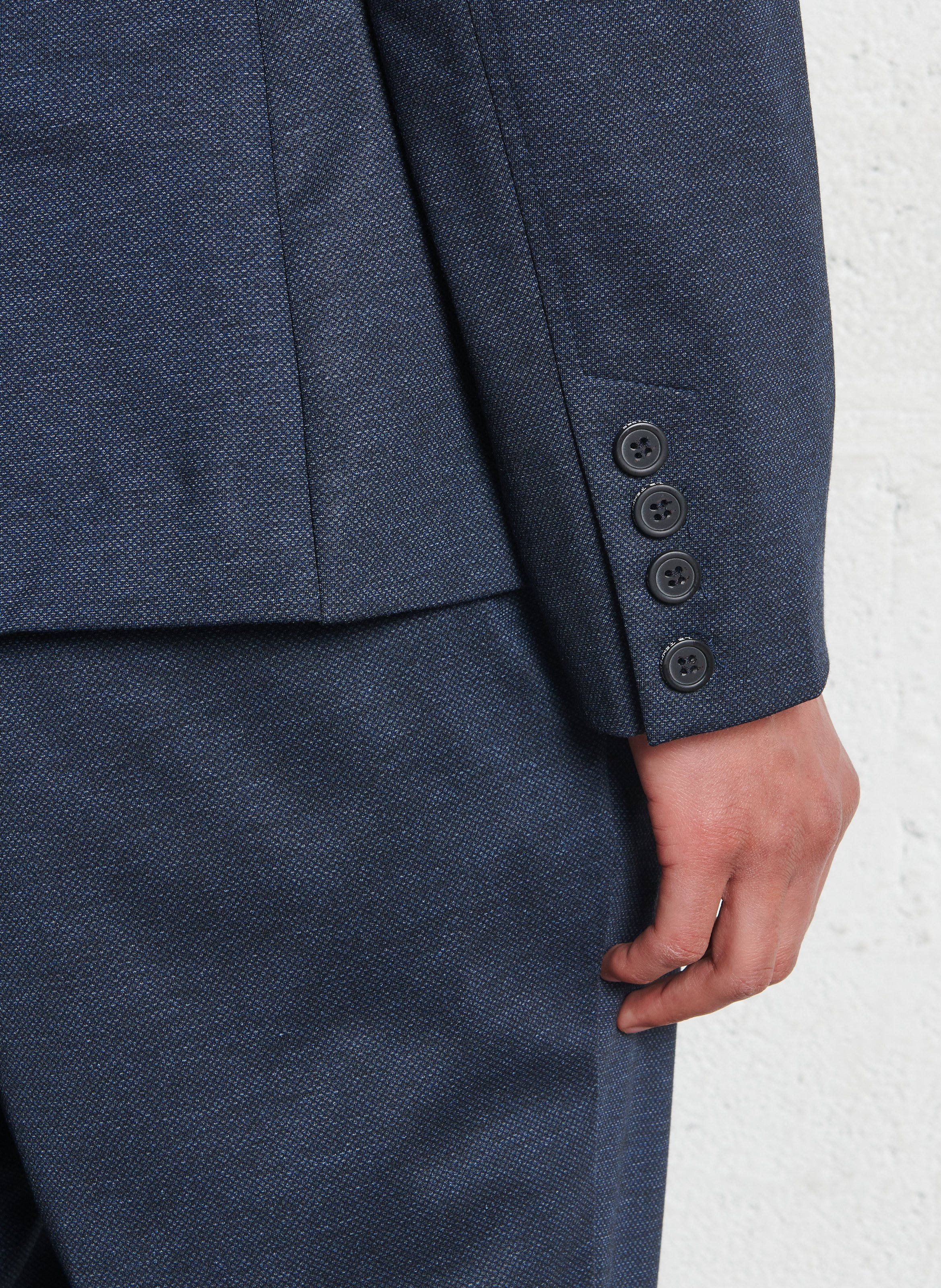 Straight suit jacket LE TEMPS DES CERISES Blue