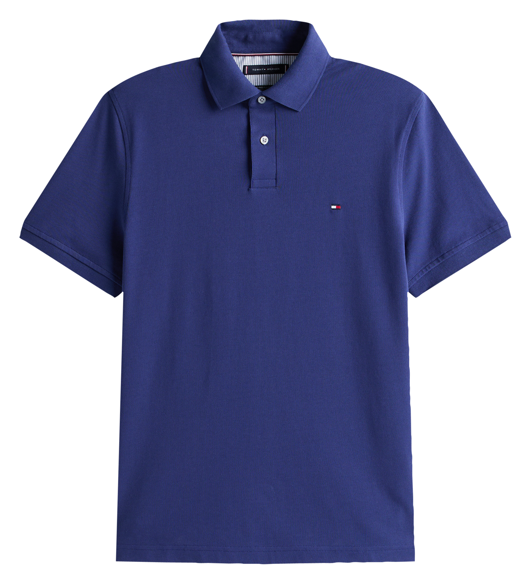 Polo regular-fit en coton biologique mélangé TOMMY HILFIGER Bleu