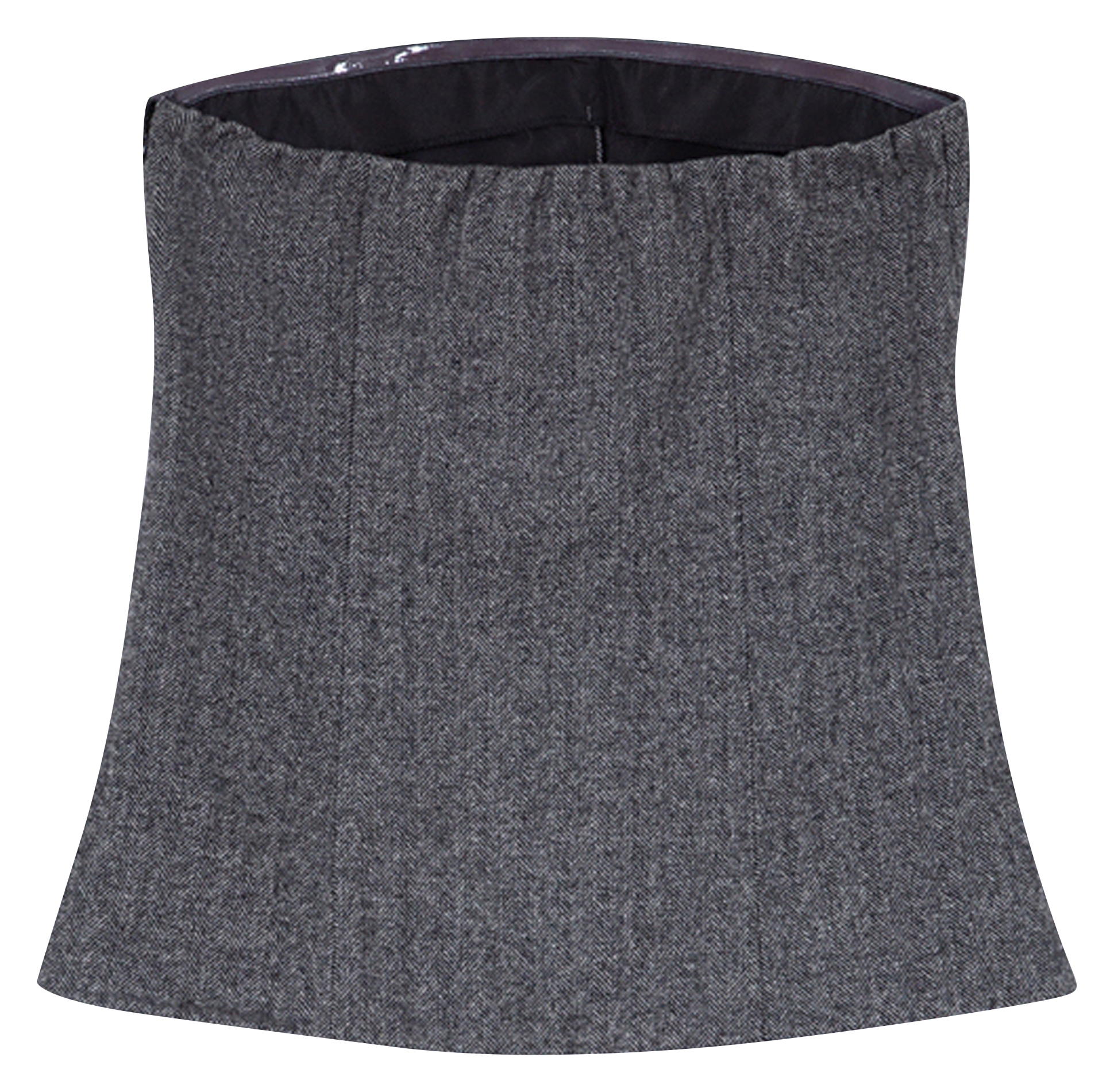 Fitted wool blend buttoned bustier GRACE ET MILA Grey