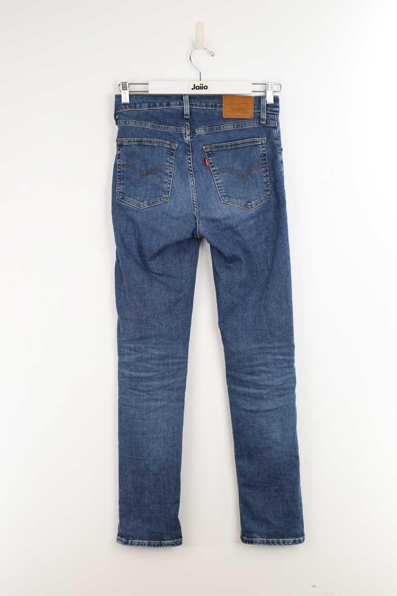 Cotton straight jeans LEVI'S - Seconde main Blue