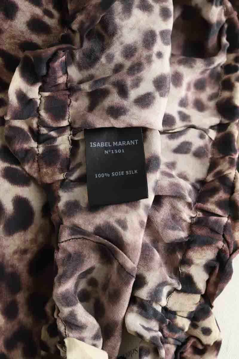 Silk mini-skirt ISABEL MARANT ÉTOILE - SECONDE MAIN Brown