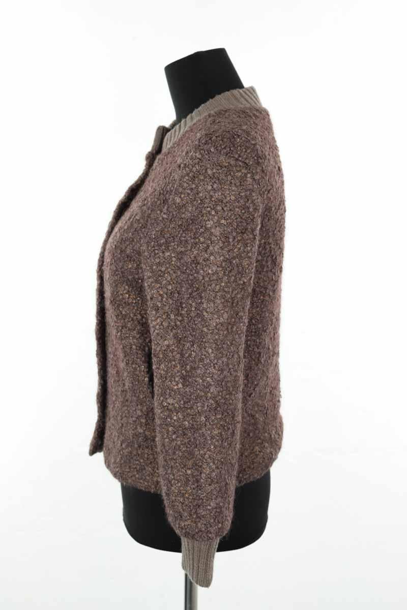 Voile and crochet dress MARC JACOBS - Seconde Main Brown