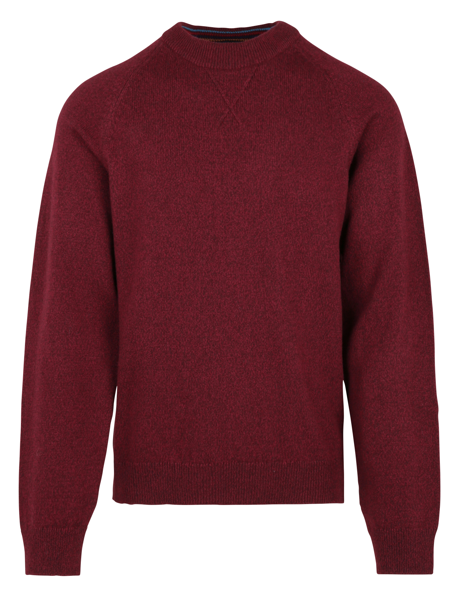 Straight round-neck merino wool sweater PAUL SMITH Red
