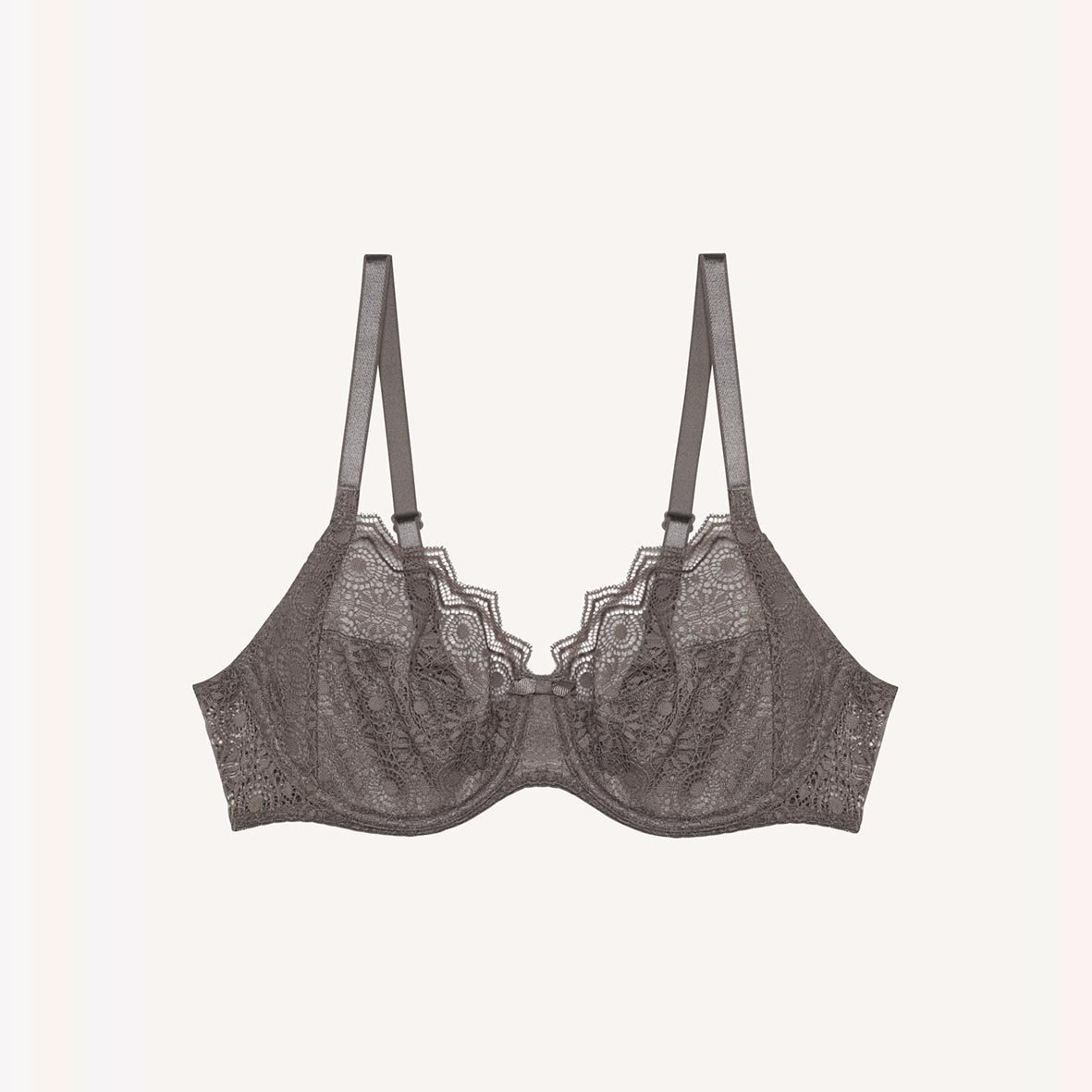 Belle de Lou underwired bra PASSIONATA Grey