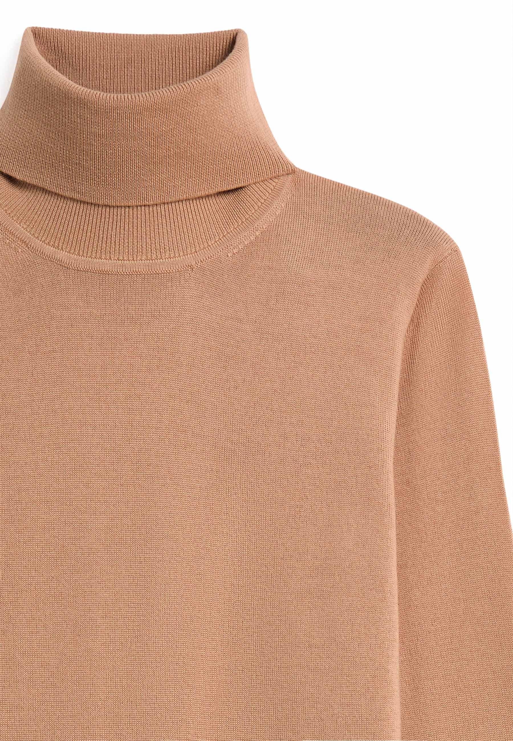 Merino wool roll-neck sweater RODIER Brown