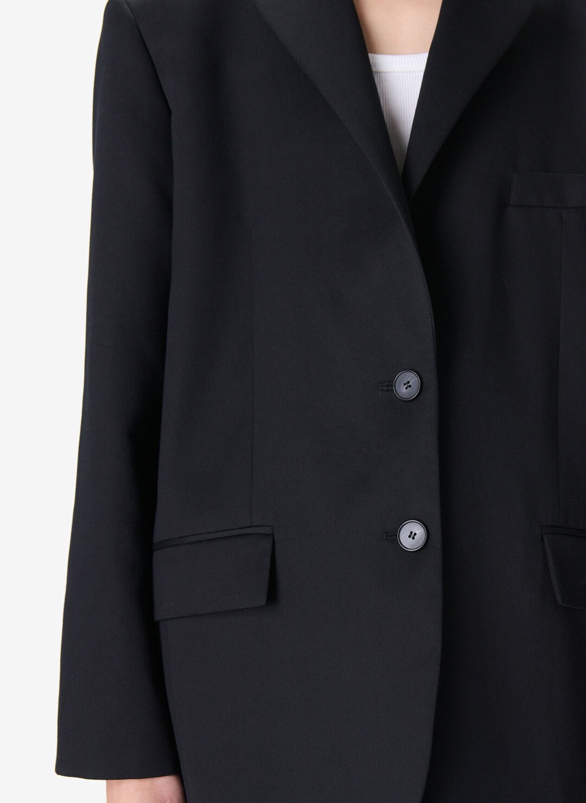 Veste tailleur droite unie IRO Noir