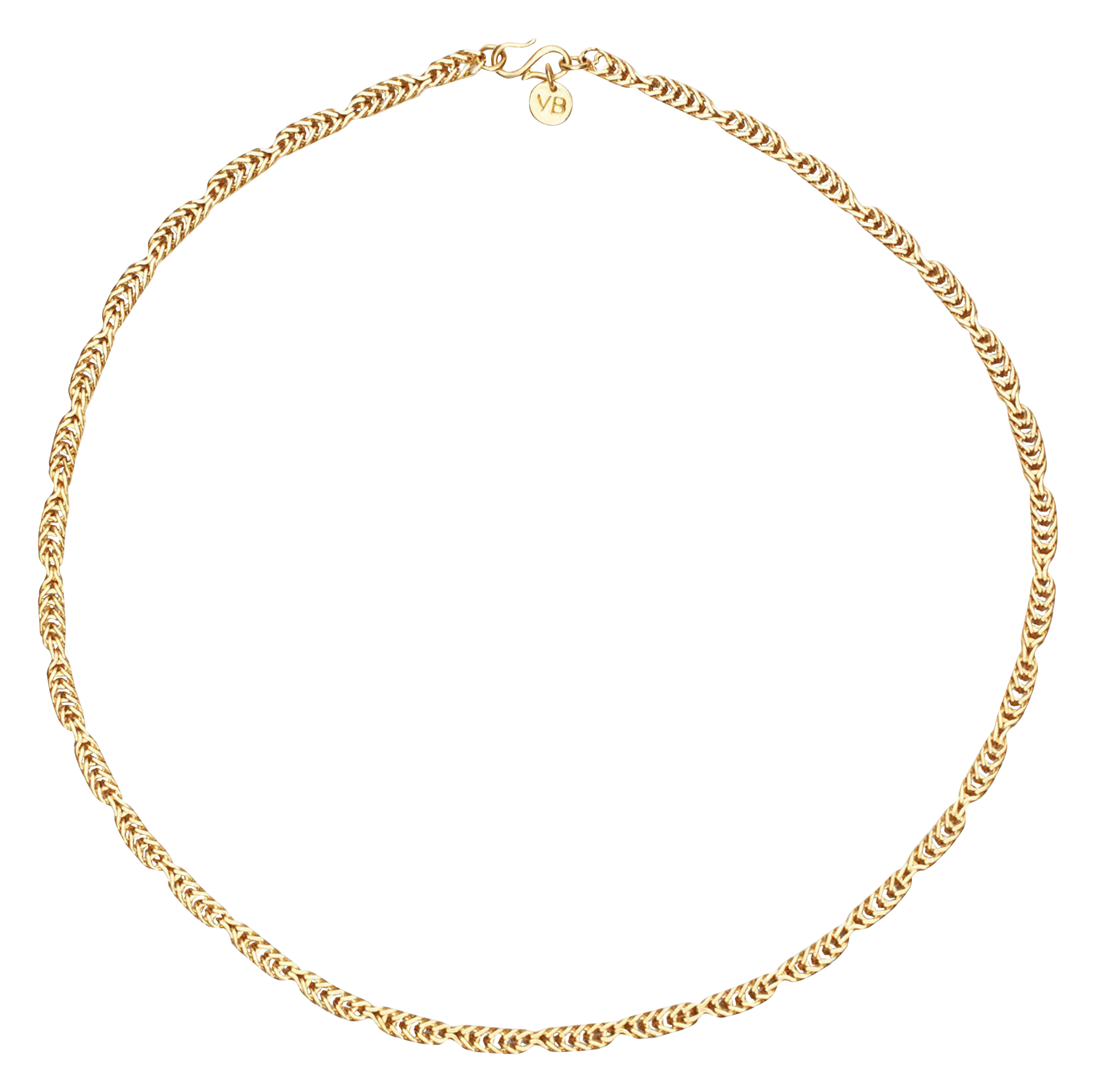 Thin brass chain necklace VANESSA BRUNO Golden