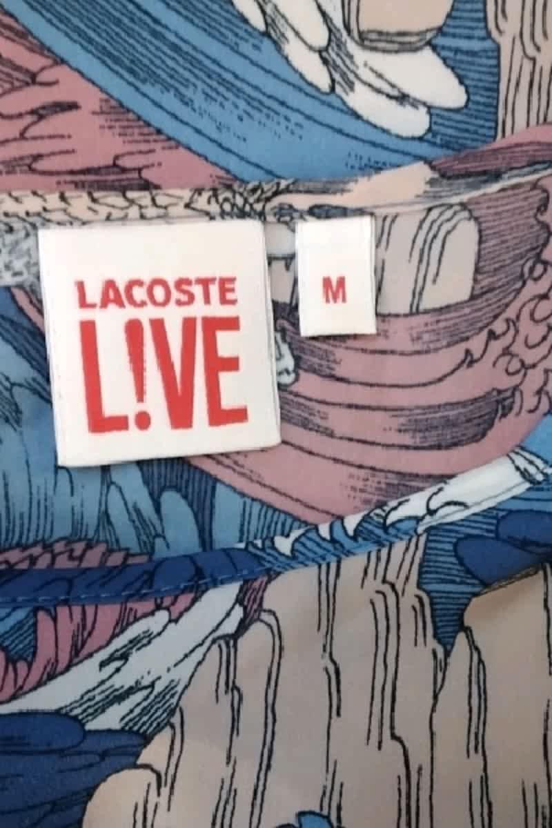 T-shirt LACOSTE - SECONDE MAIN Blue