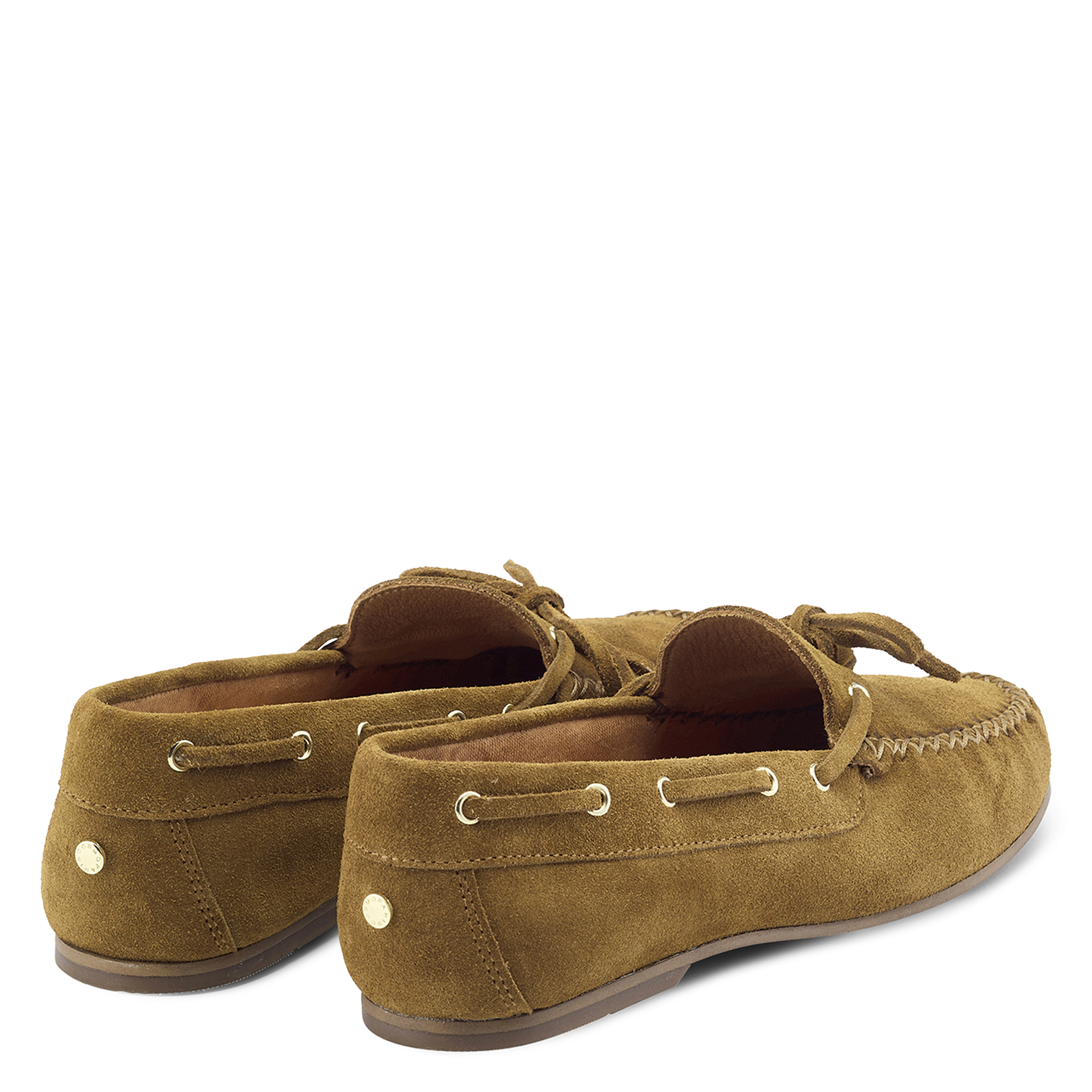 Mocassins en cuir velours COSMOPARIS Marron