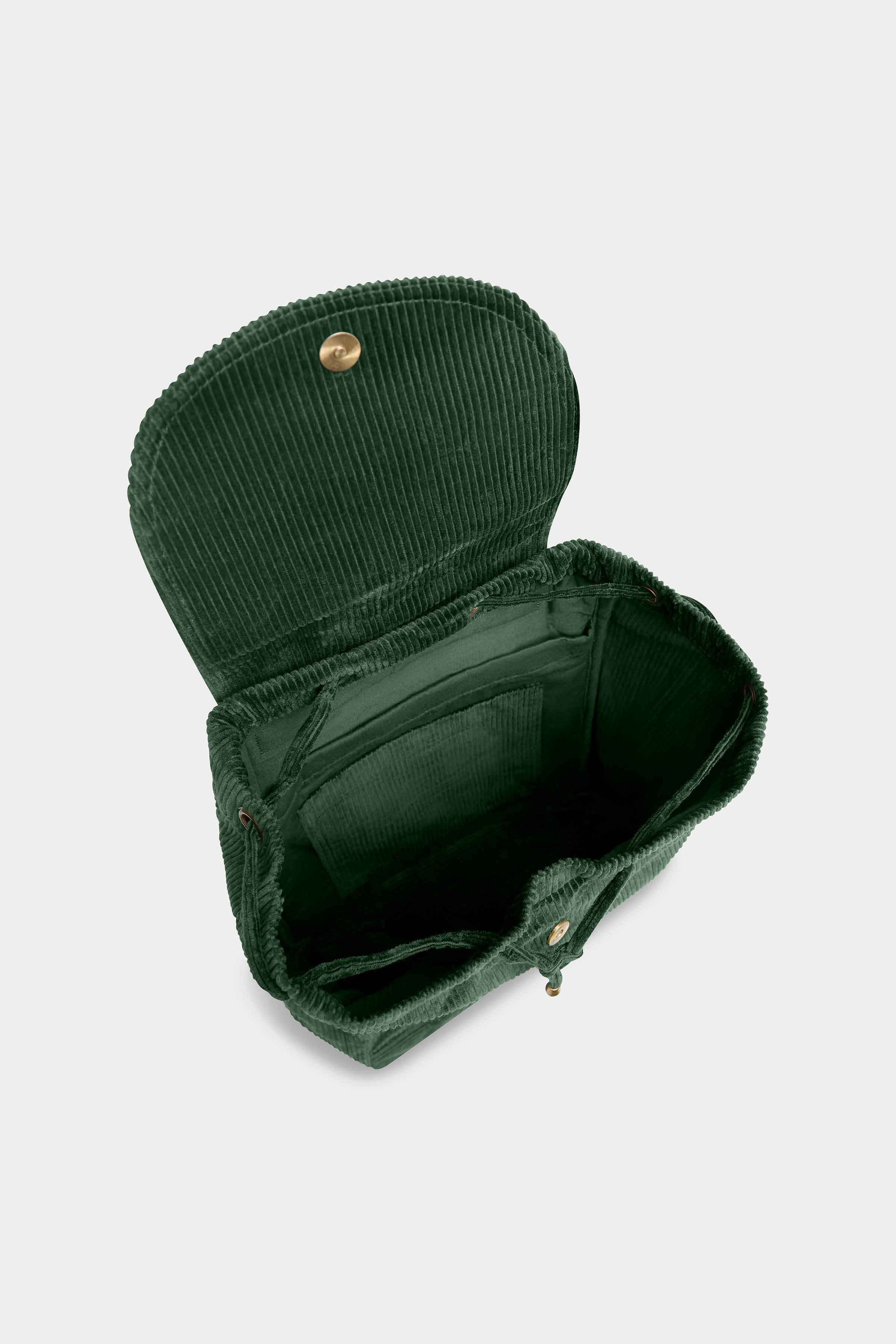 Cotton backpack HINDBAG Green