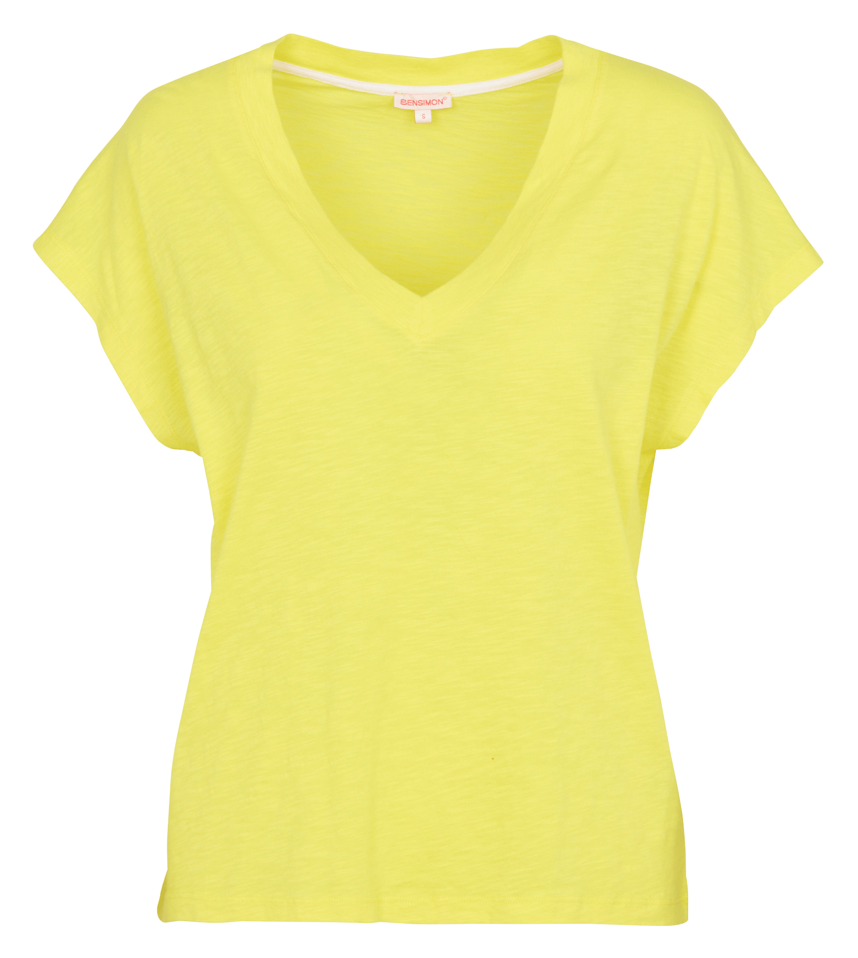 Baumwoll-T-Shirt mit U-Boot-Ausschnitt BENSIMON