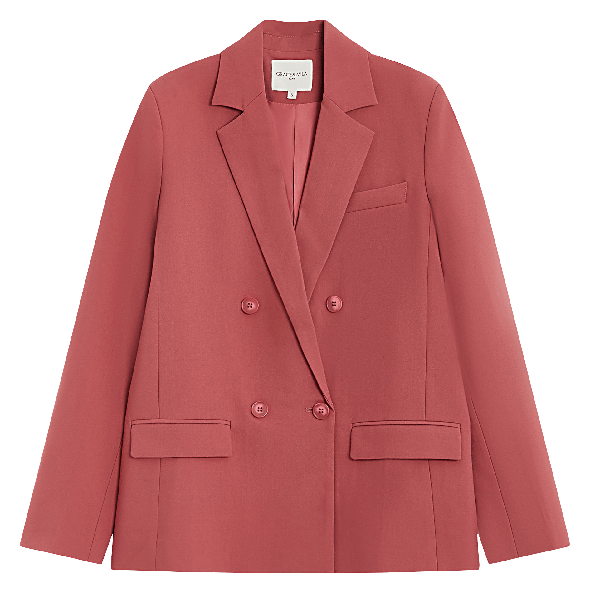 Straight suit jacket GRACE ET MILA Pink