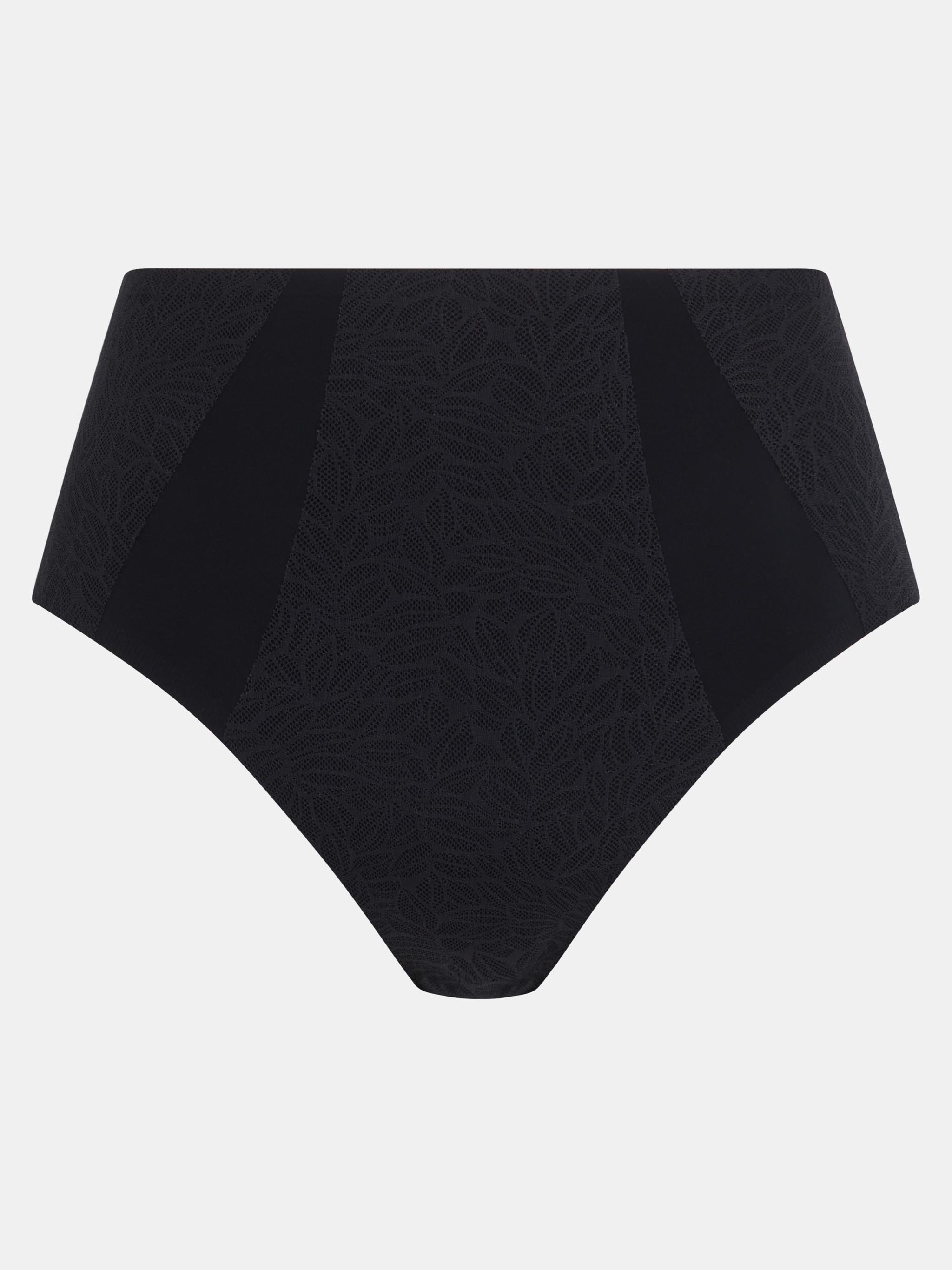 High-waisted lace support briefs CHANTELLE Black