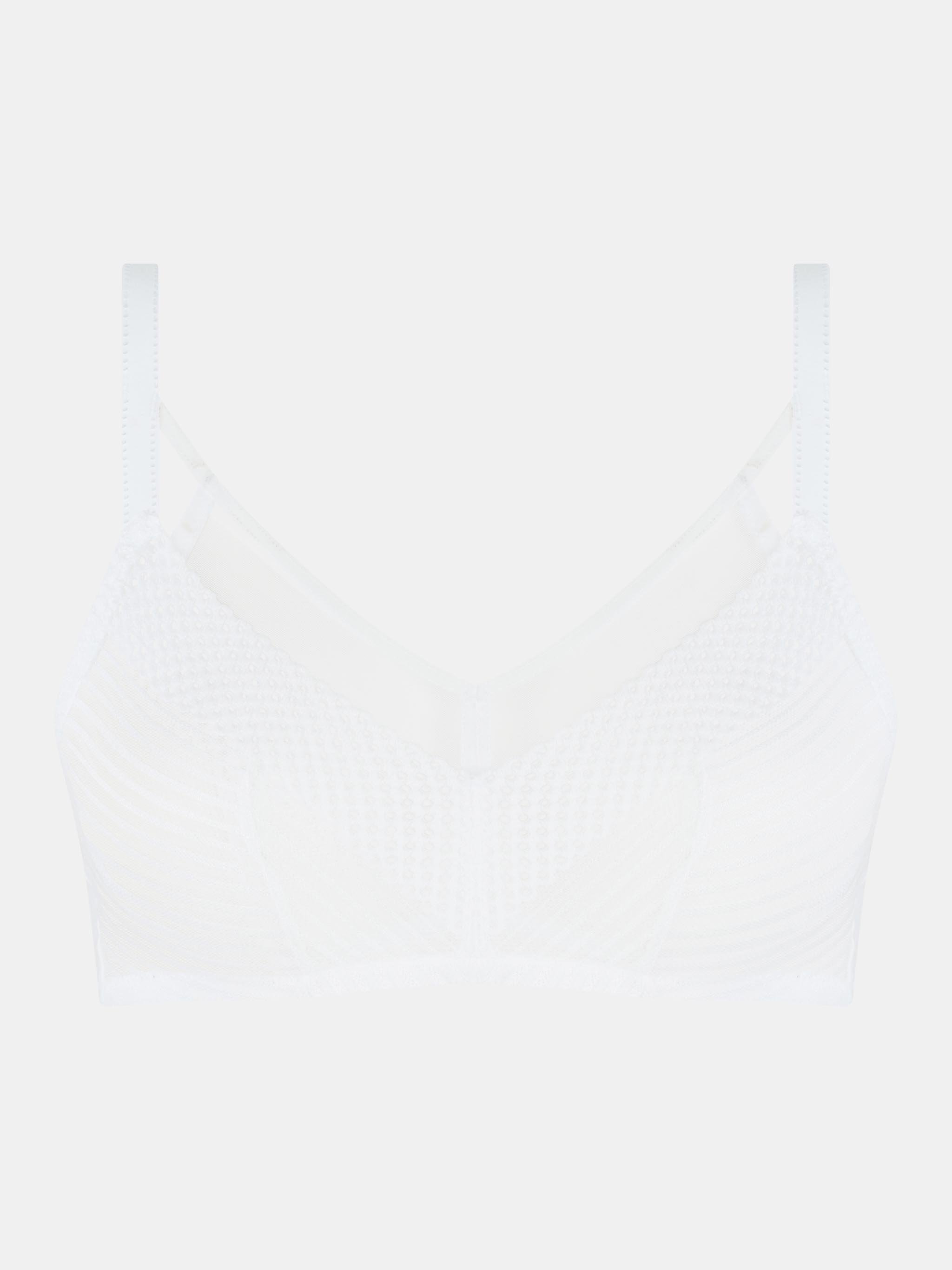 Non-wired support bra with cups CHANTELLE PULP White