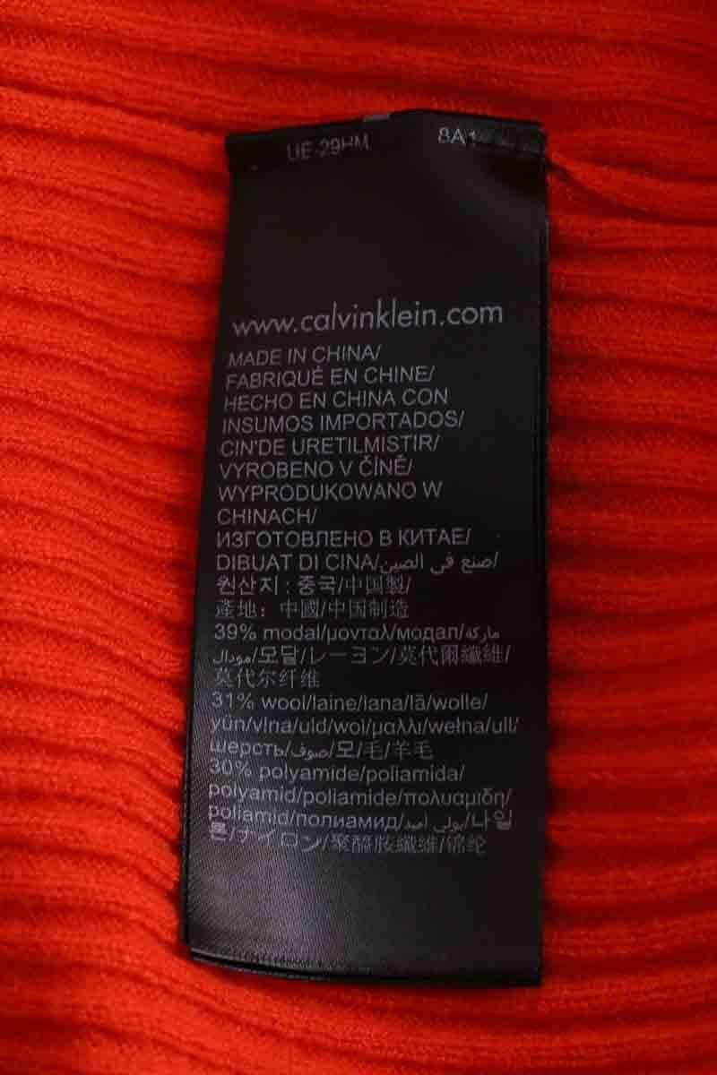 Sweater CALVIN KLEIN - Seconde Main Orange