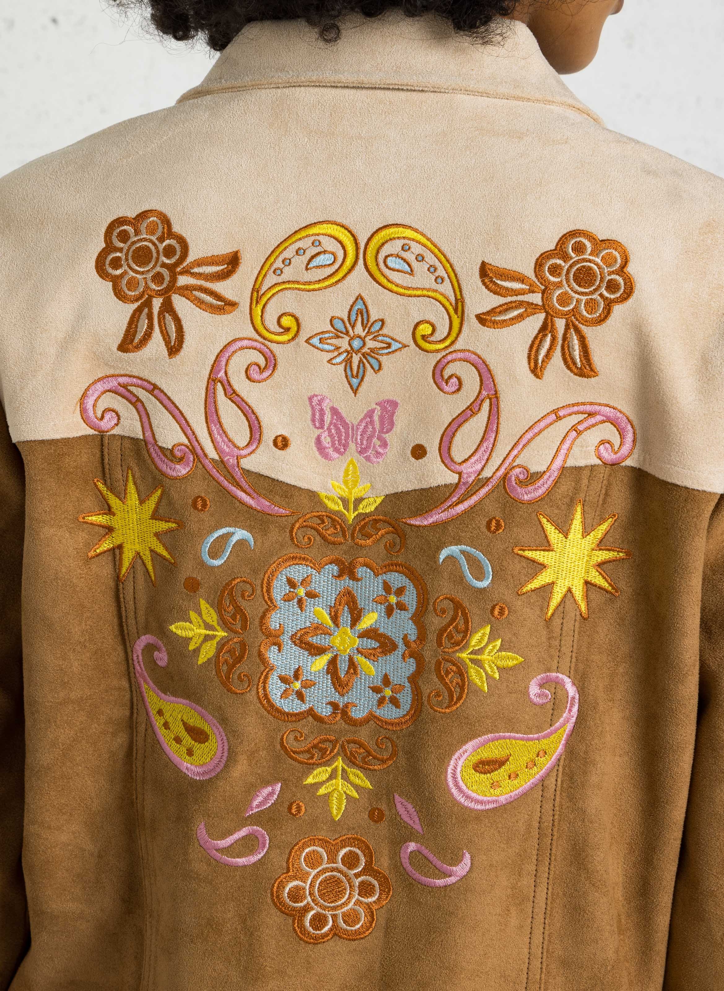 Westernjacke mit Wildleder-Einsätzen LA PETITE ETOILE Khaki