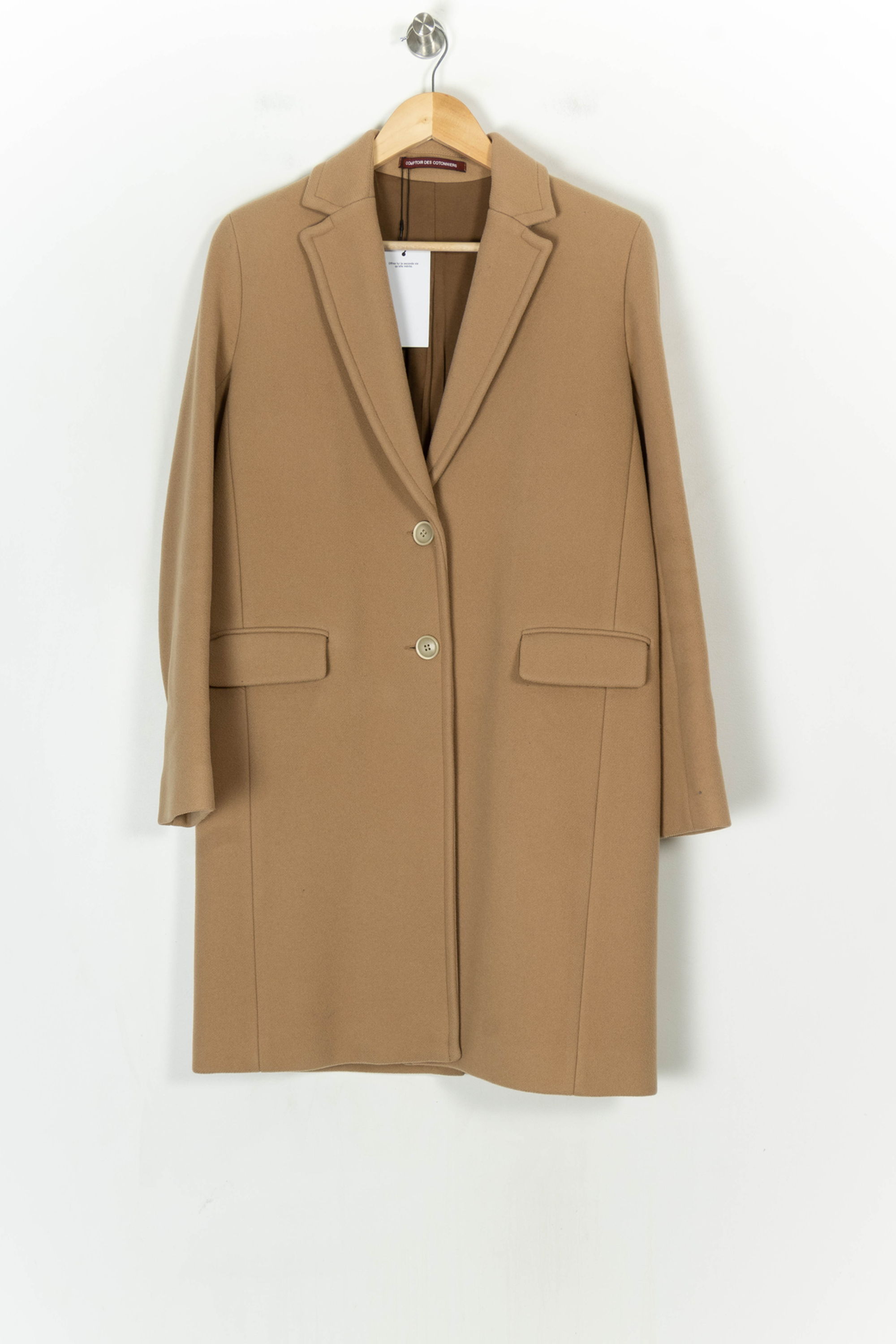 Long coat COMPTOIR DES COTONNIERS - Seconde main Beige
