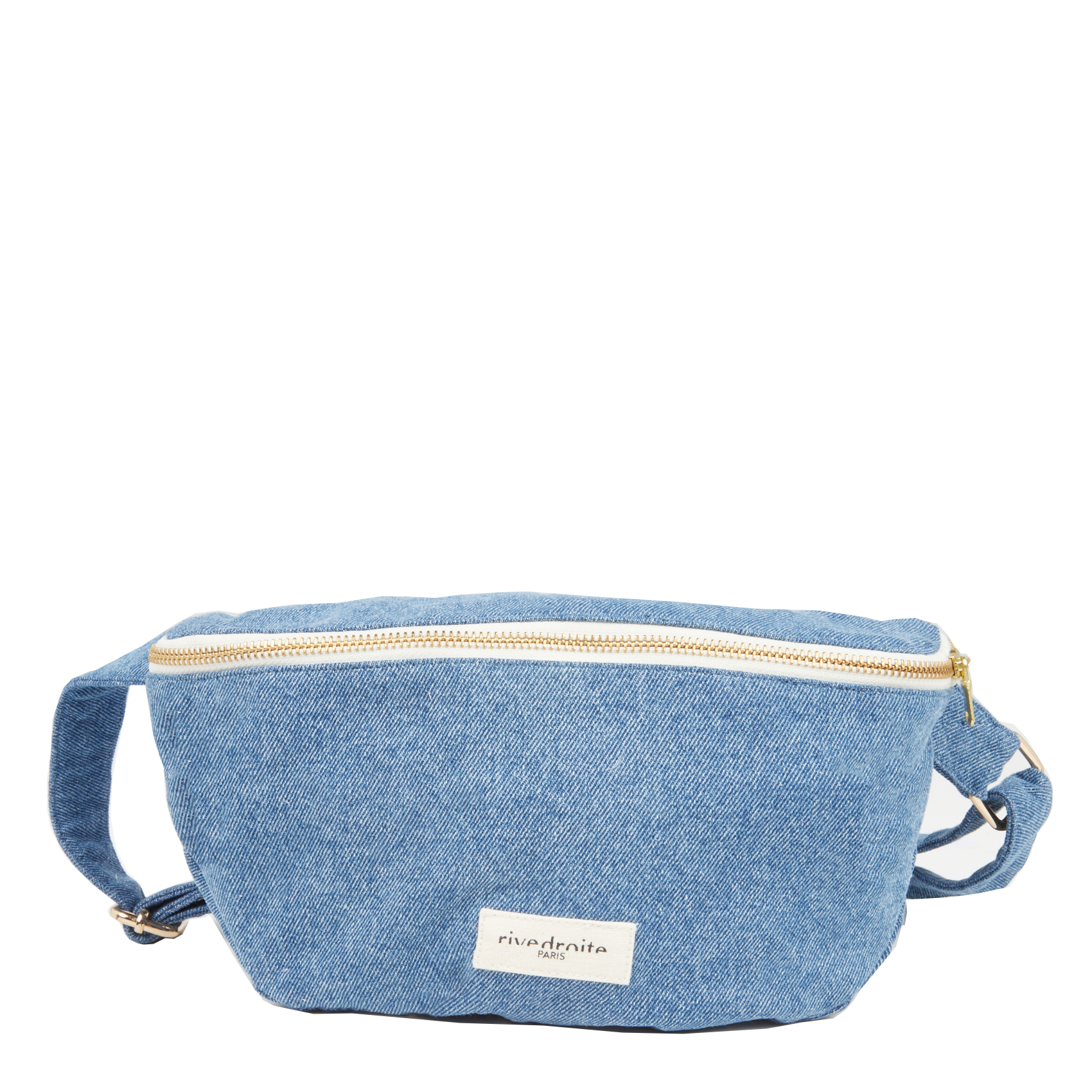 Zipped recycled cotton waist bag RIVEDROITE PARIS