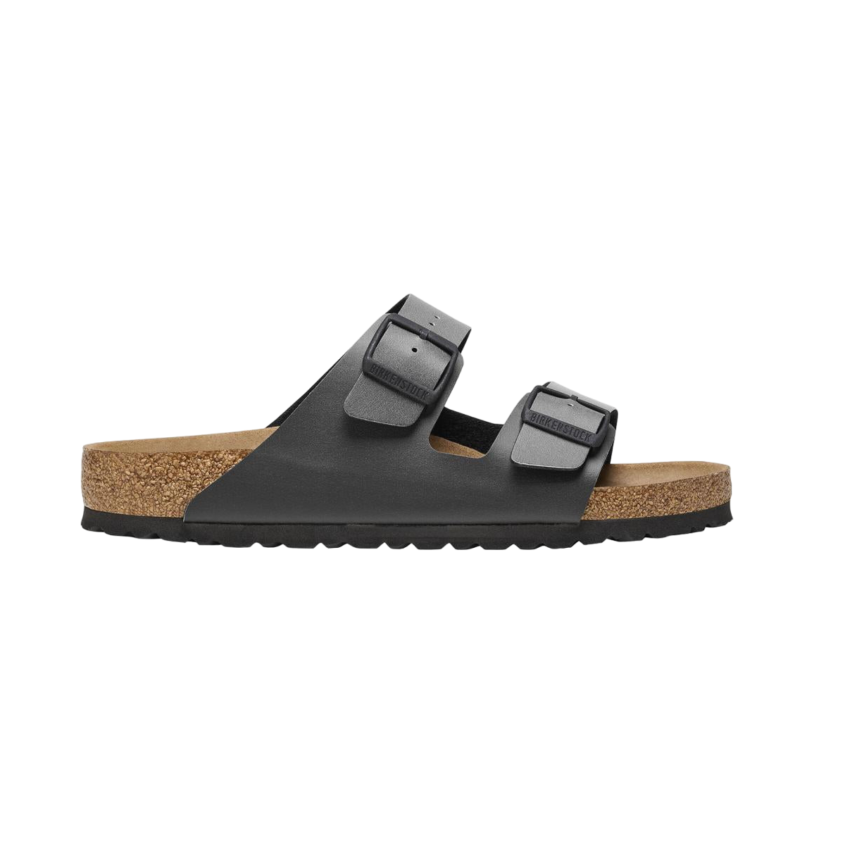 Faux leather sandals BIRKENSTOCK Black