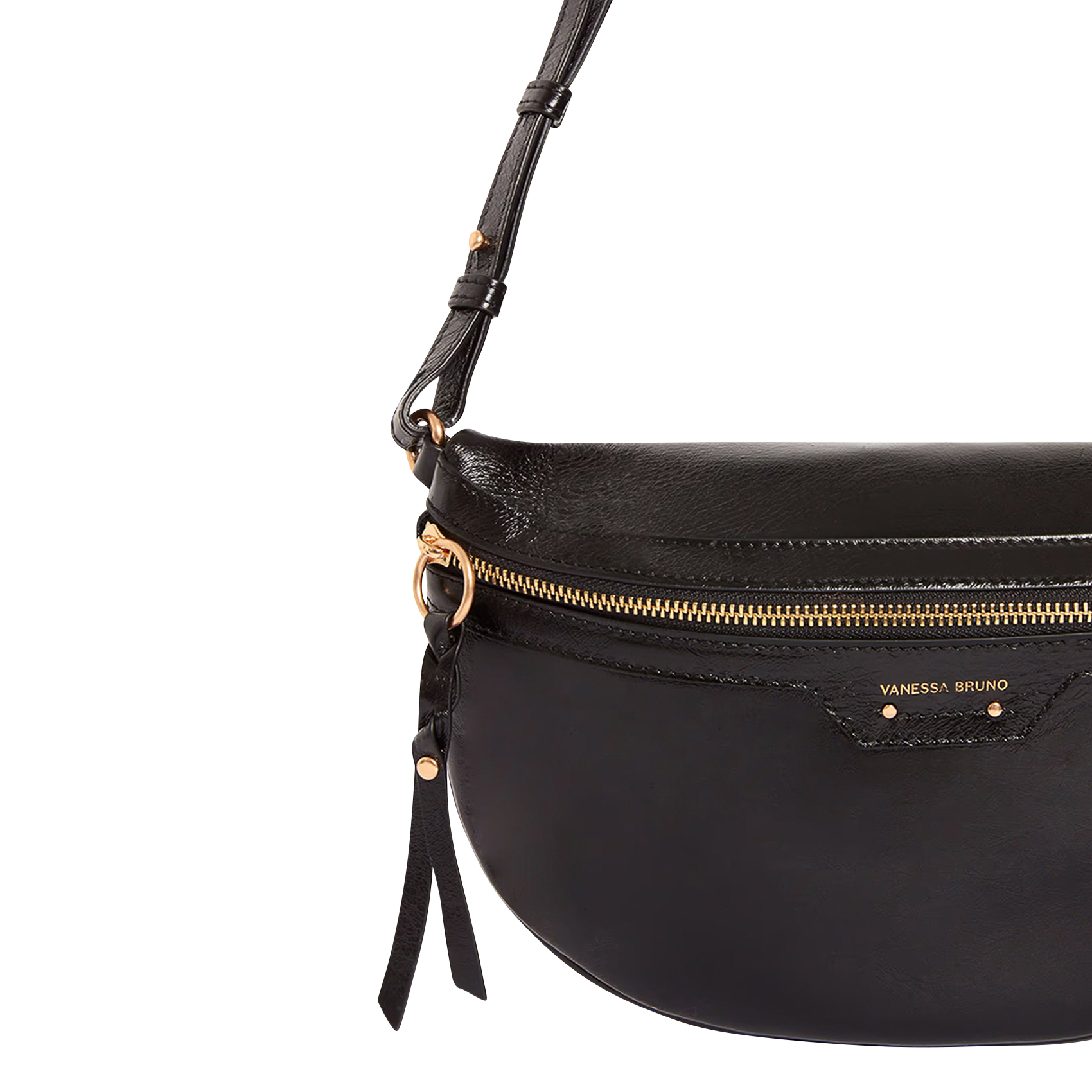 Leren crossbodytas  VANESSA BRUNO Zwart