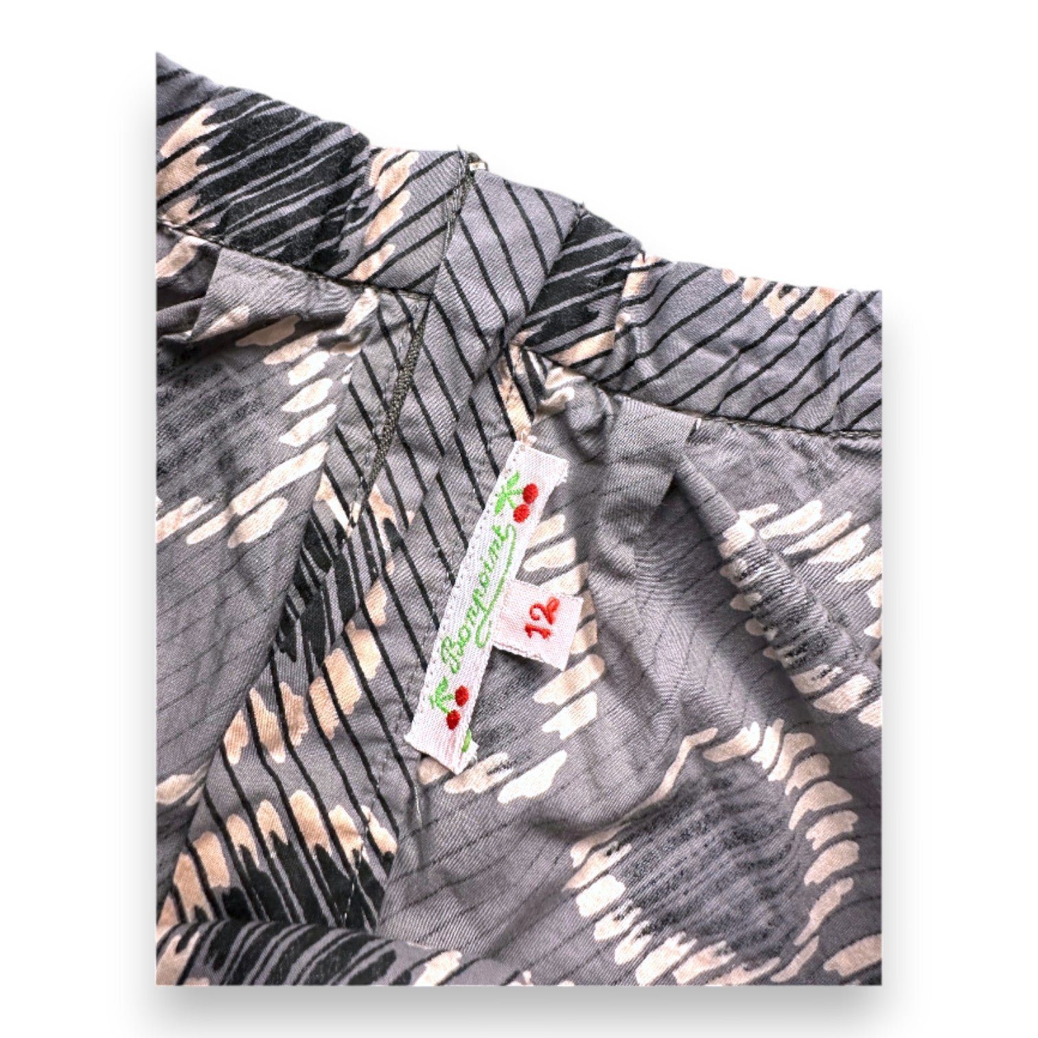 Grey child's blouse - 12 years BONPOINT - Seconde Main Grey