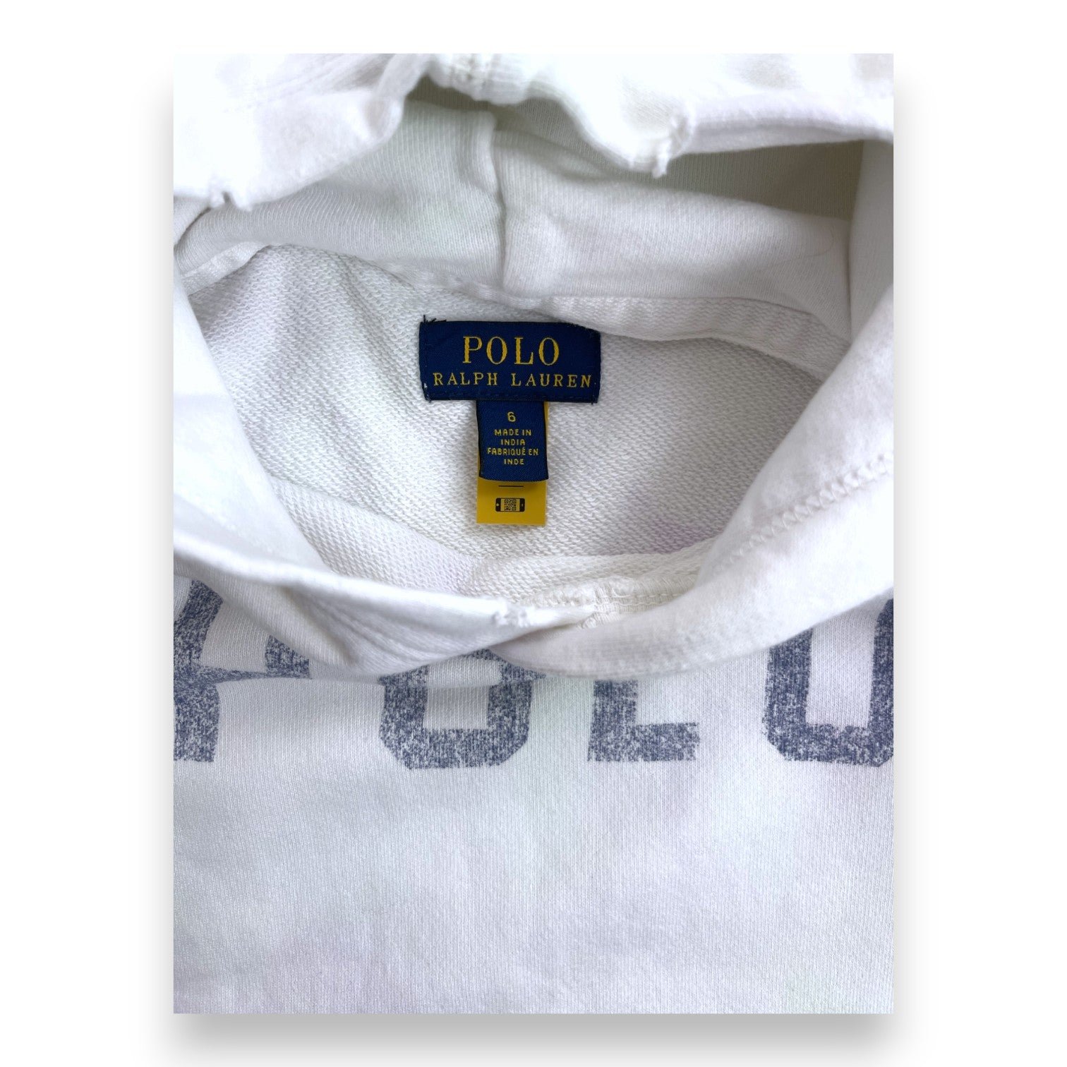 White kids sweatshirt - 6 years POLO RALPH LAUREN - Seconde Main White