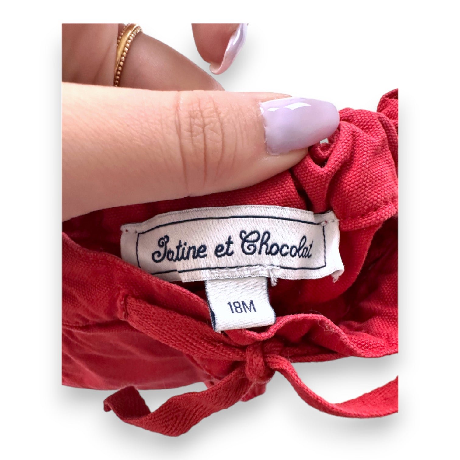 Short baby red - 18 months TARTINE ET CHOCOLAT - seconde-main Red