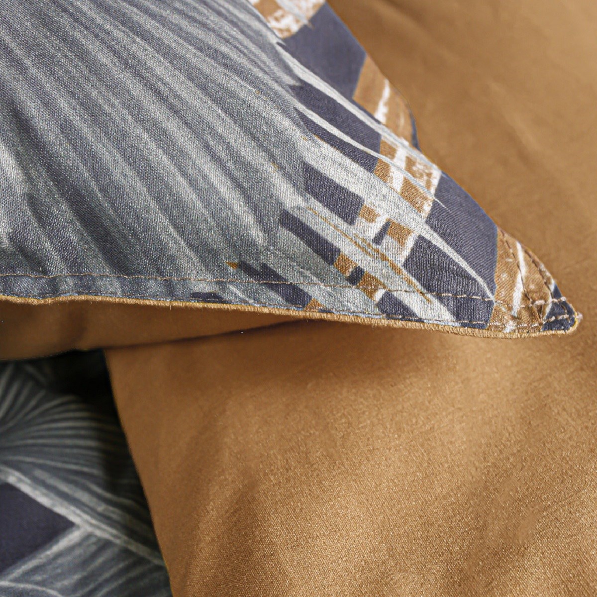 Jungle print cotton bedding set TODAY LINGE DE MAISON Blue