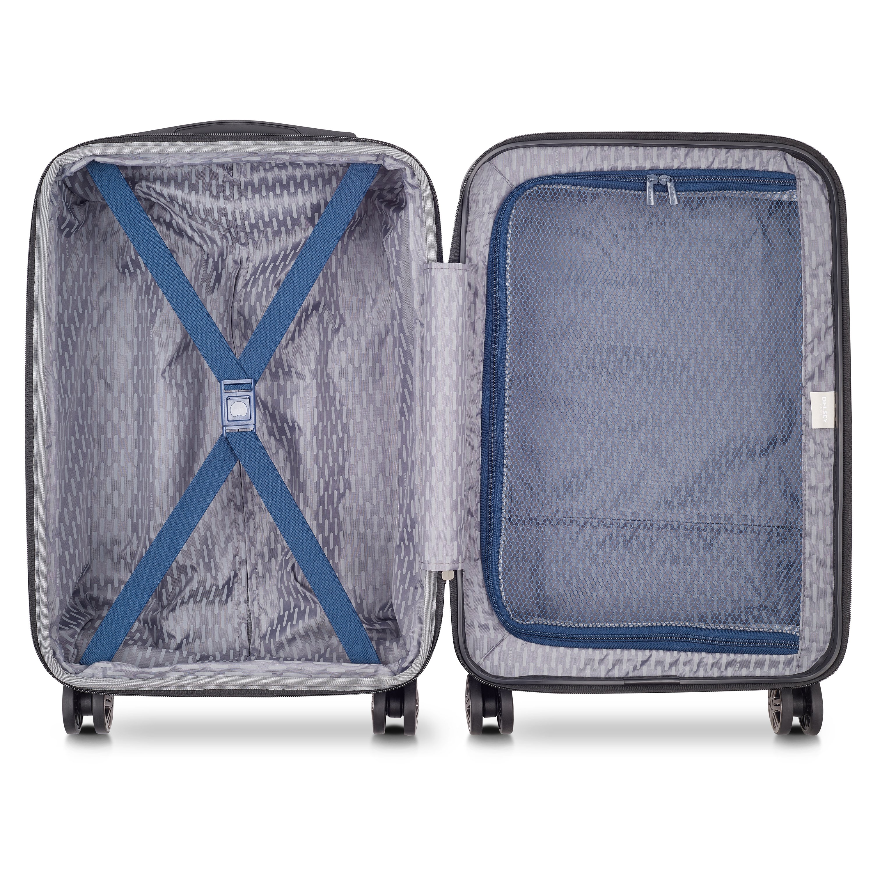 Rigid cabin suitcase DELSEY PARIS Blue