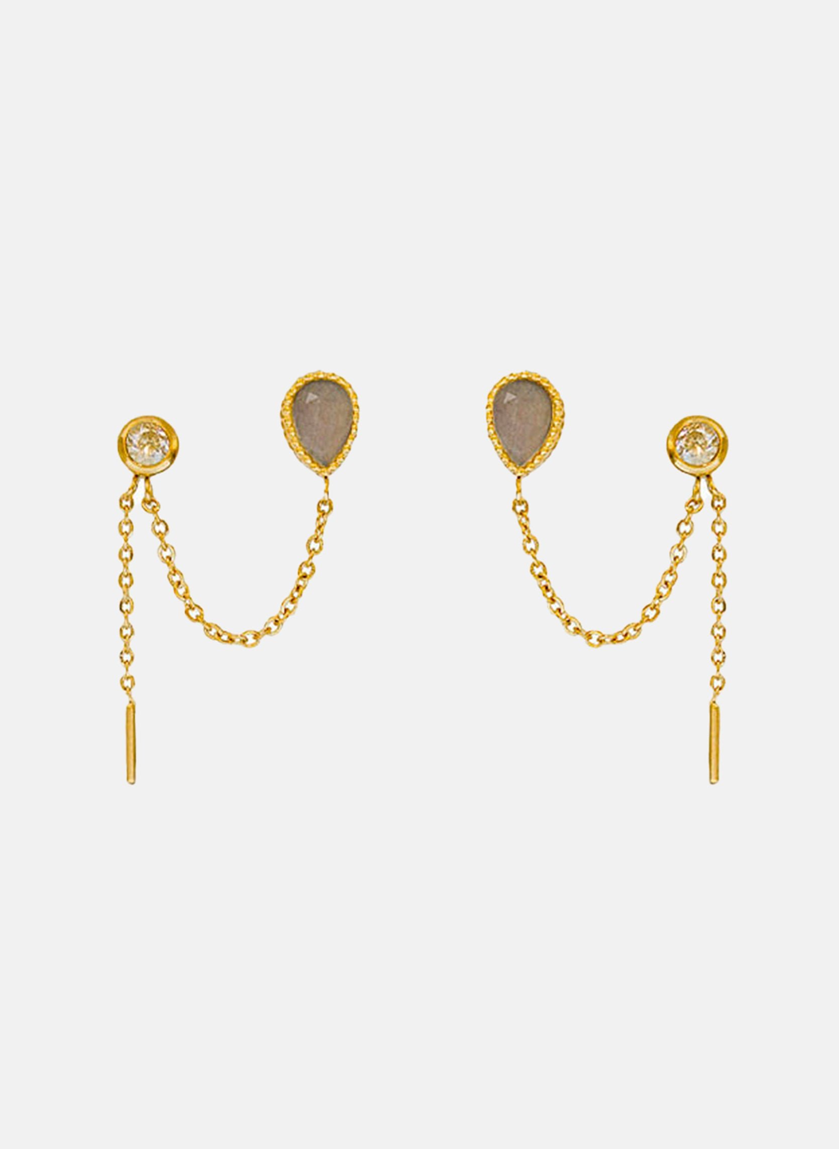 CYBELE - Stainless steel earrings for pierced ears AEC Paris