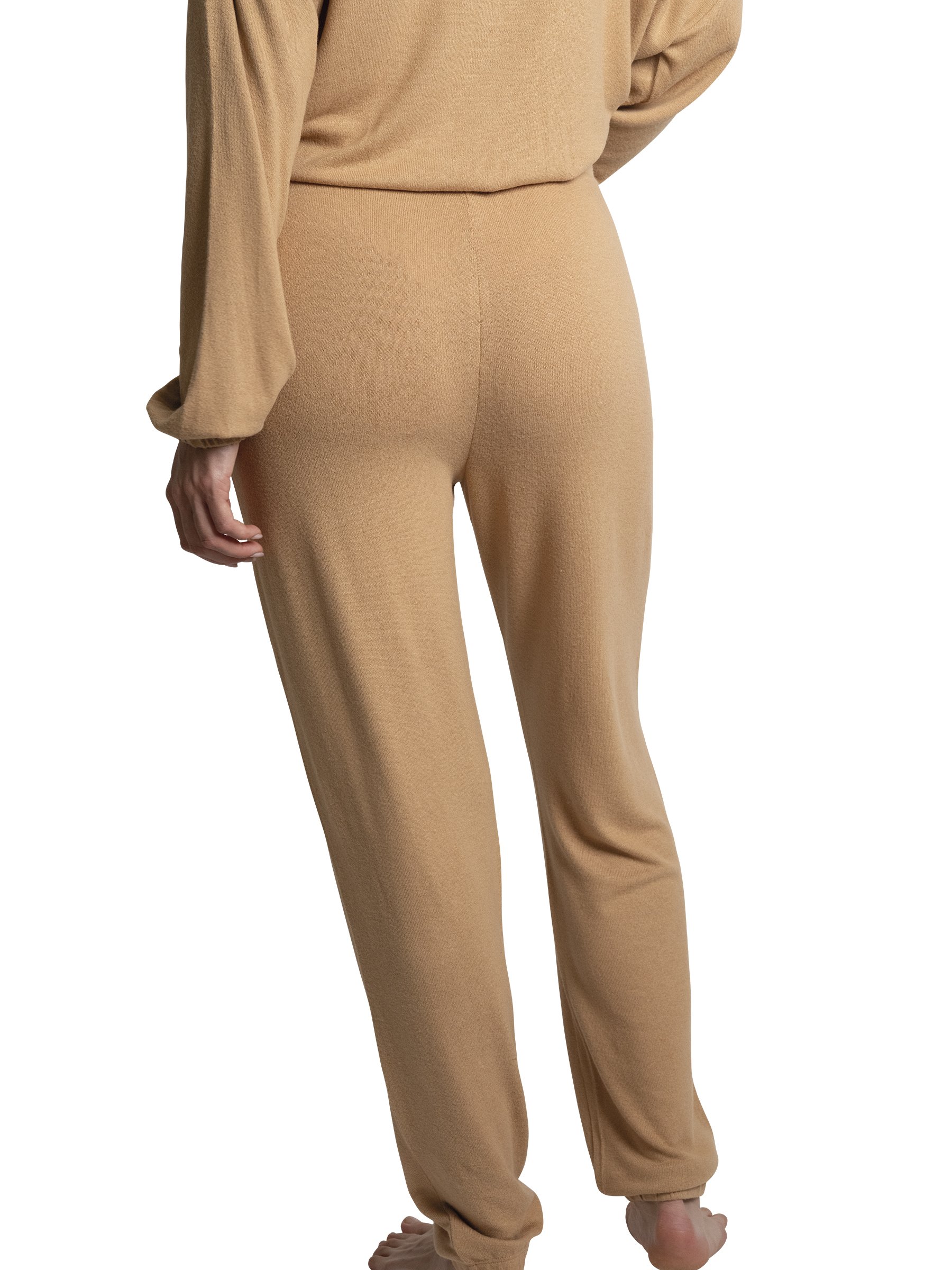 Straight cut fluid trousers PASSIONATA Brown
