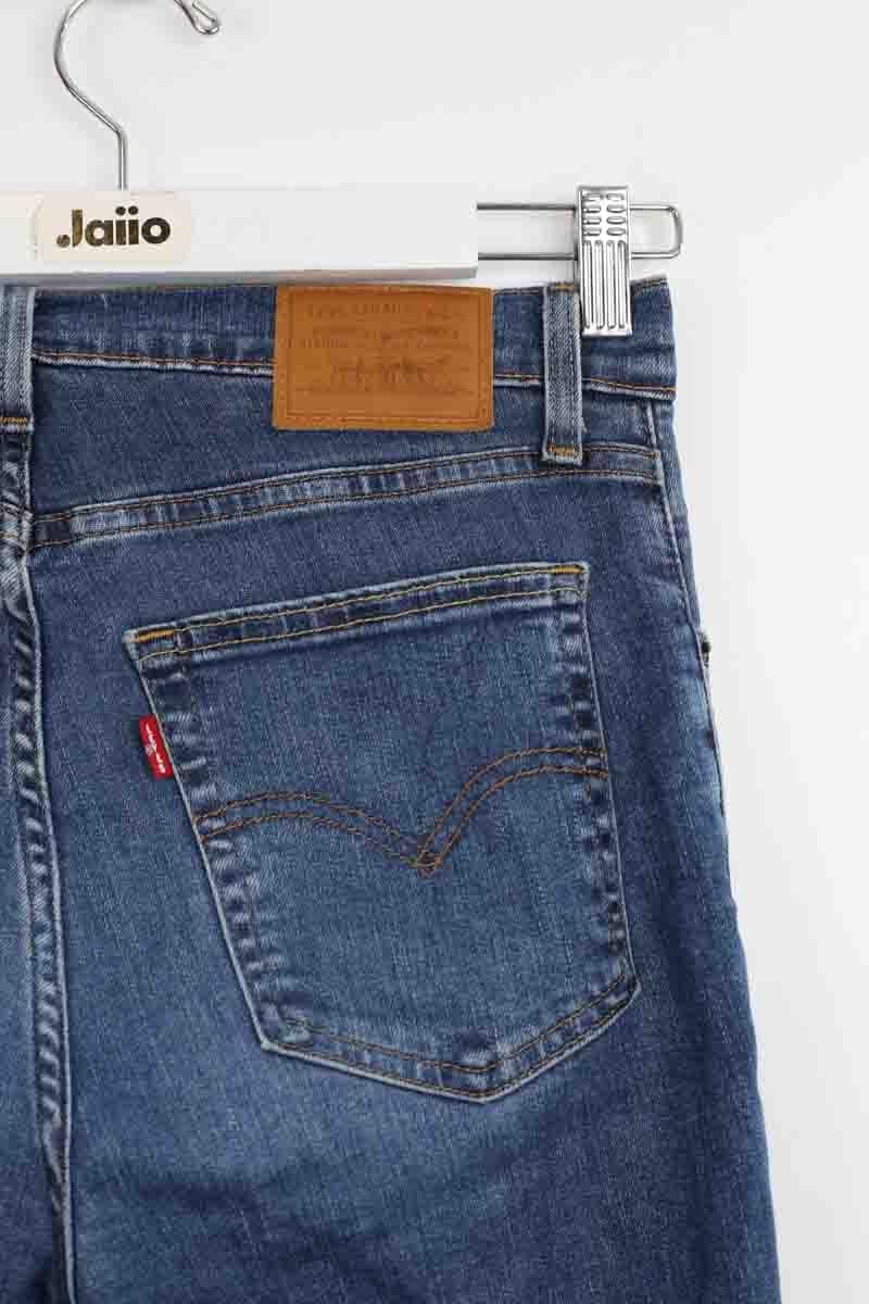 Cotton straight jeans LEVI'S - Seconde main Blue