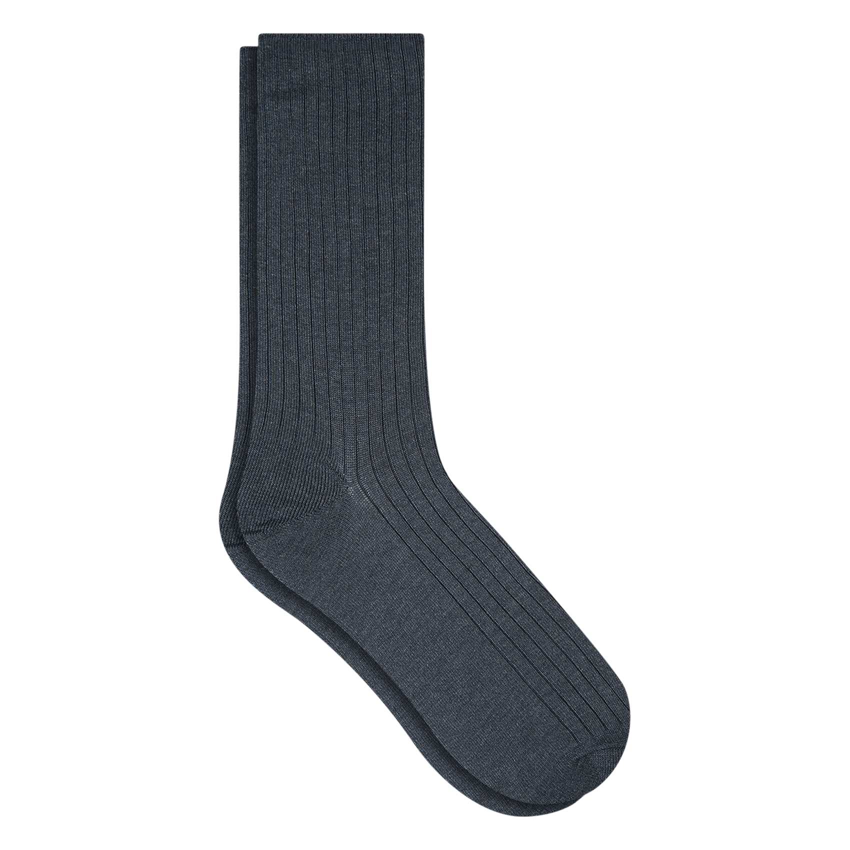 Cotton socks with logo BLEUFORET Blue