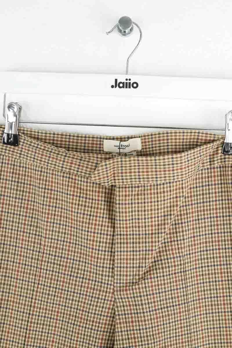 Slim-fit cotton cargo pants ISABEL MARANT ÉTOILE - SECONDE MAIN Beige