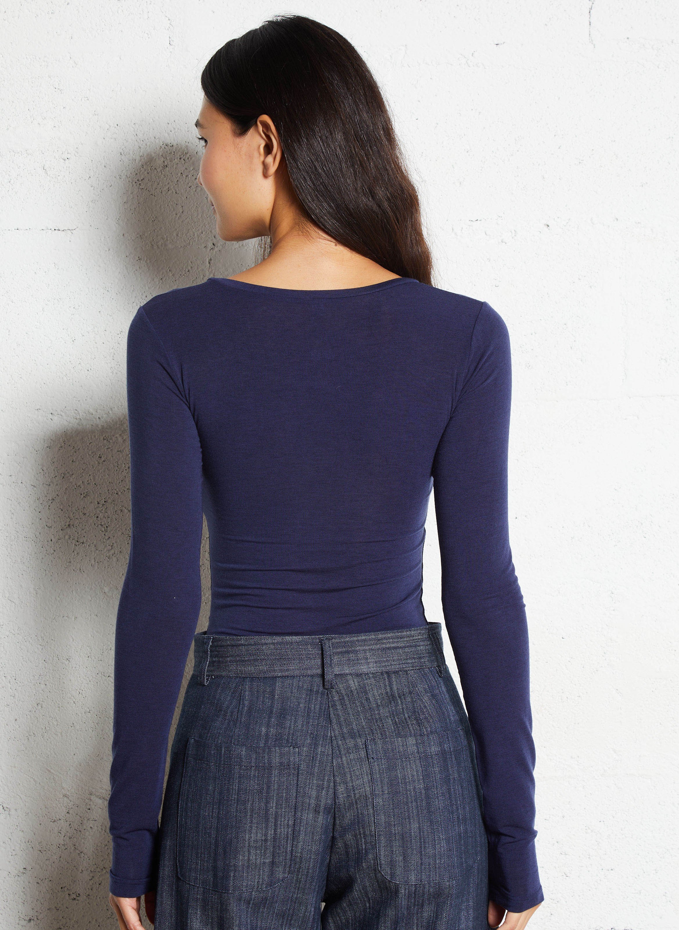 Fitted round neck T-shirt IMPERIAL Blue