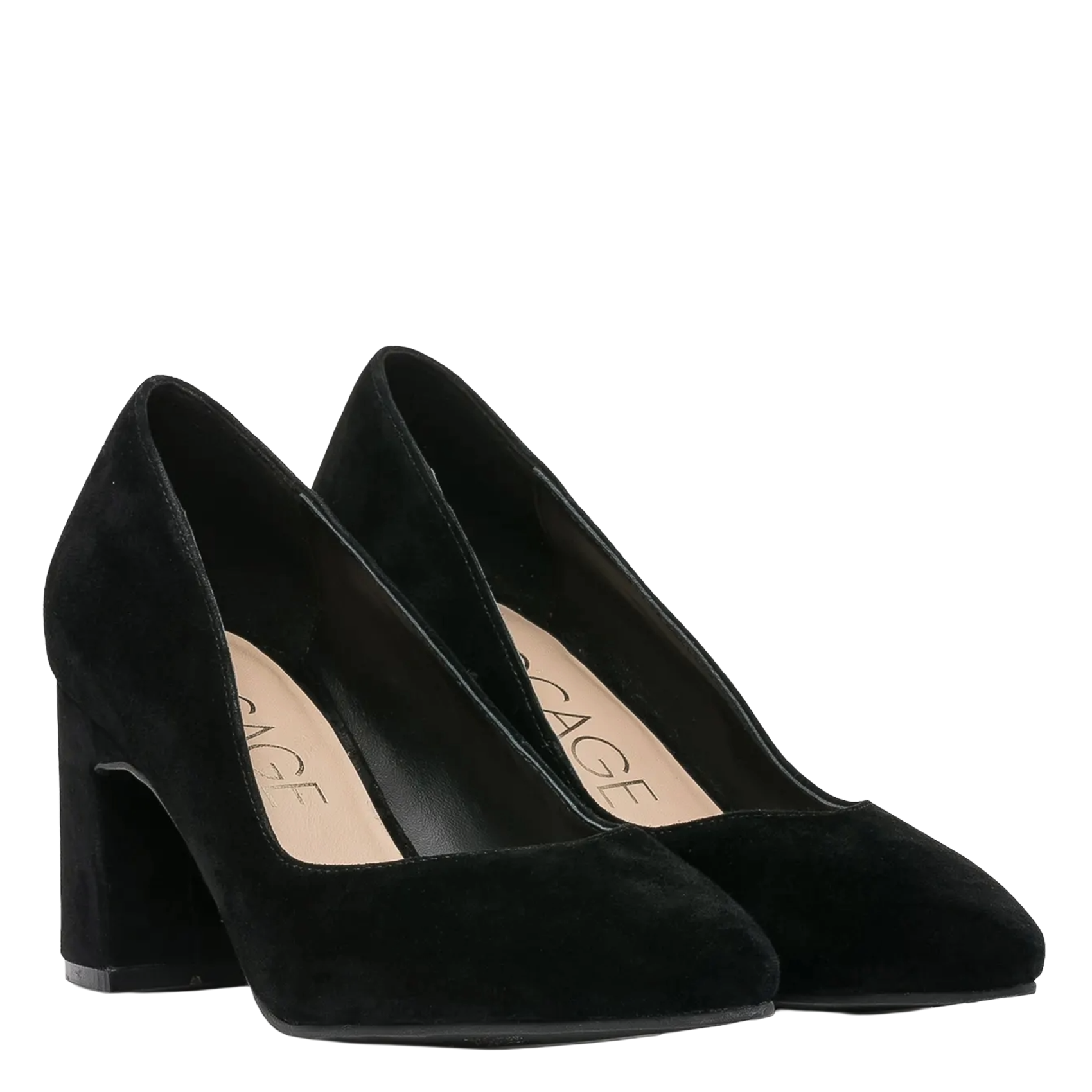 Suede high heels BOCAGE Black