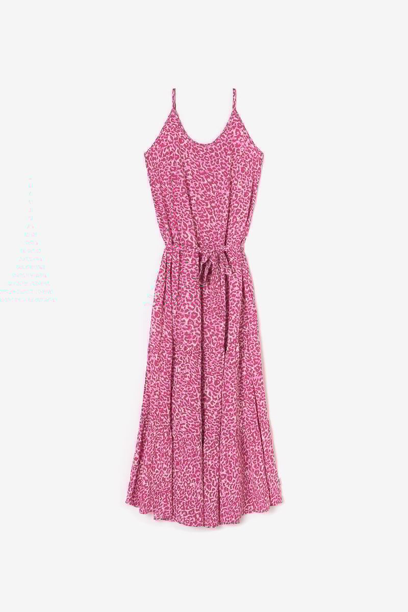 Long straight dress LE TEMPS DES CERISES Pink