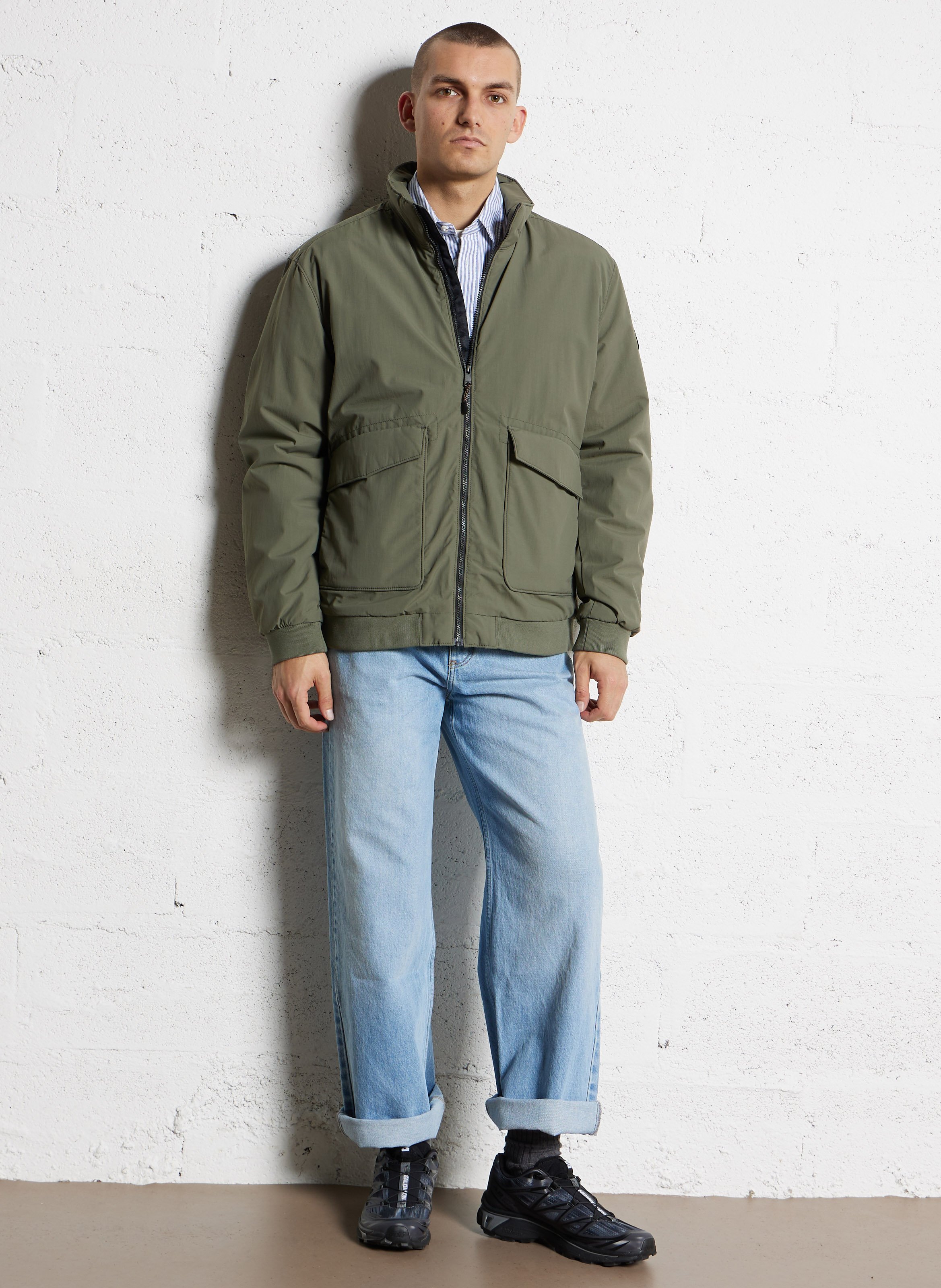 Veste droite col montant NAPAPIJRI Vert