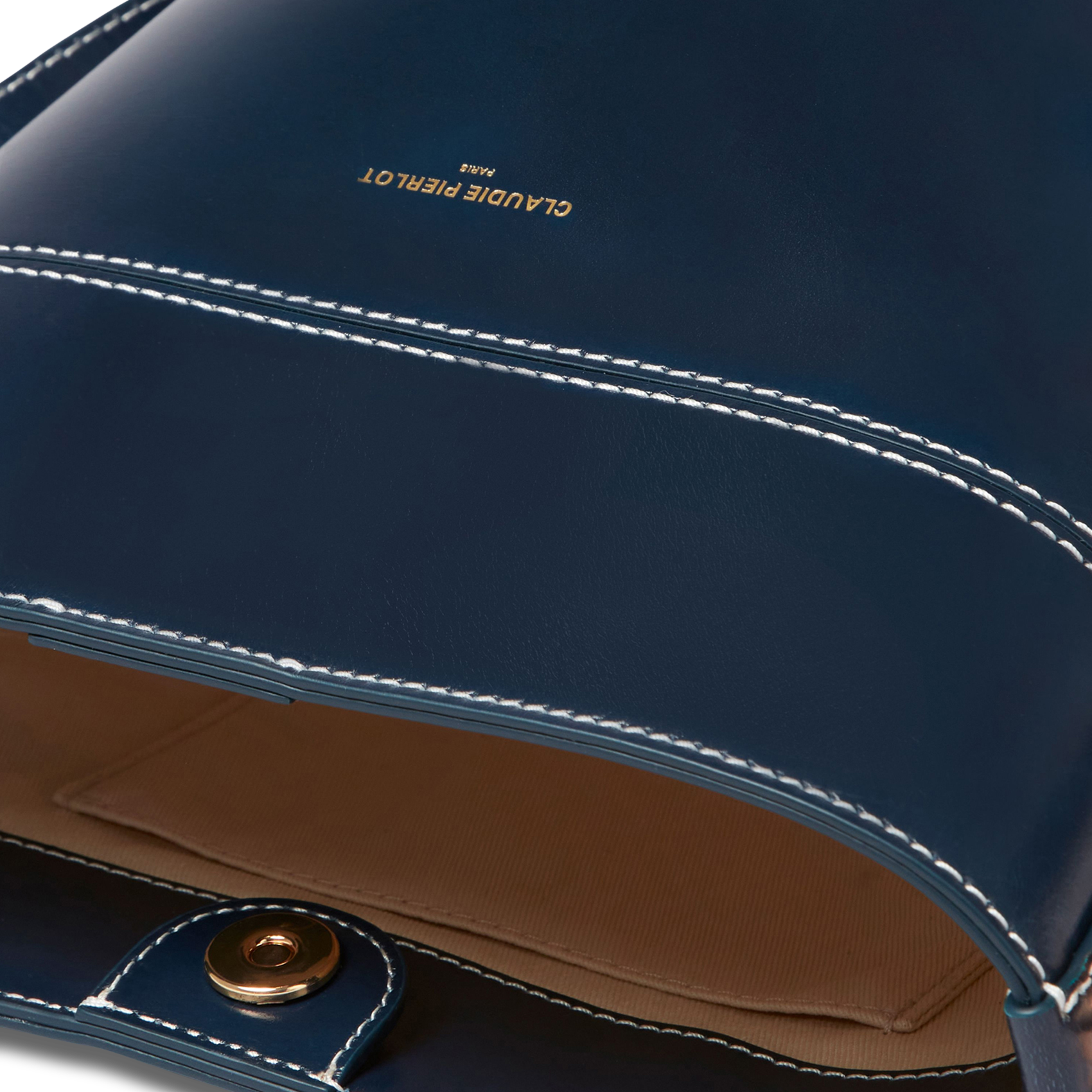 Gesteppte Ledertasche CLAUDIE PIERLOT Blau