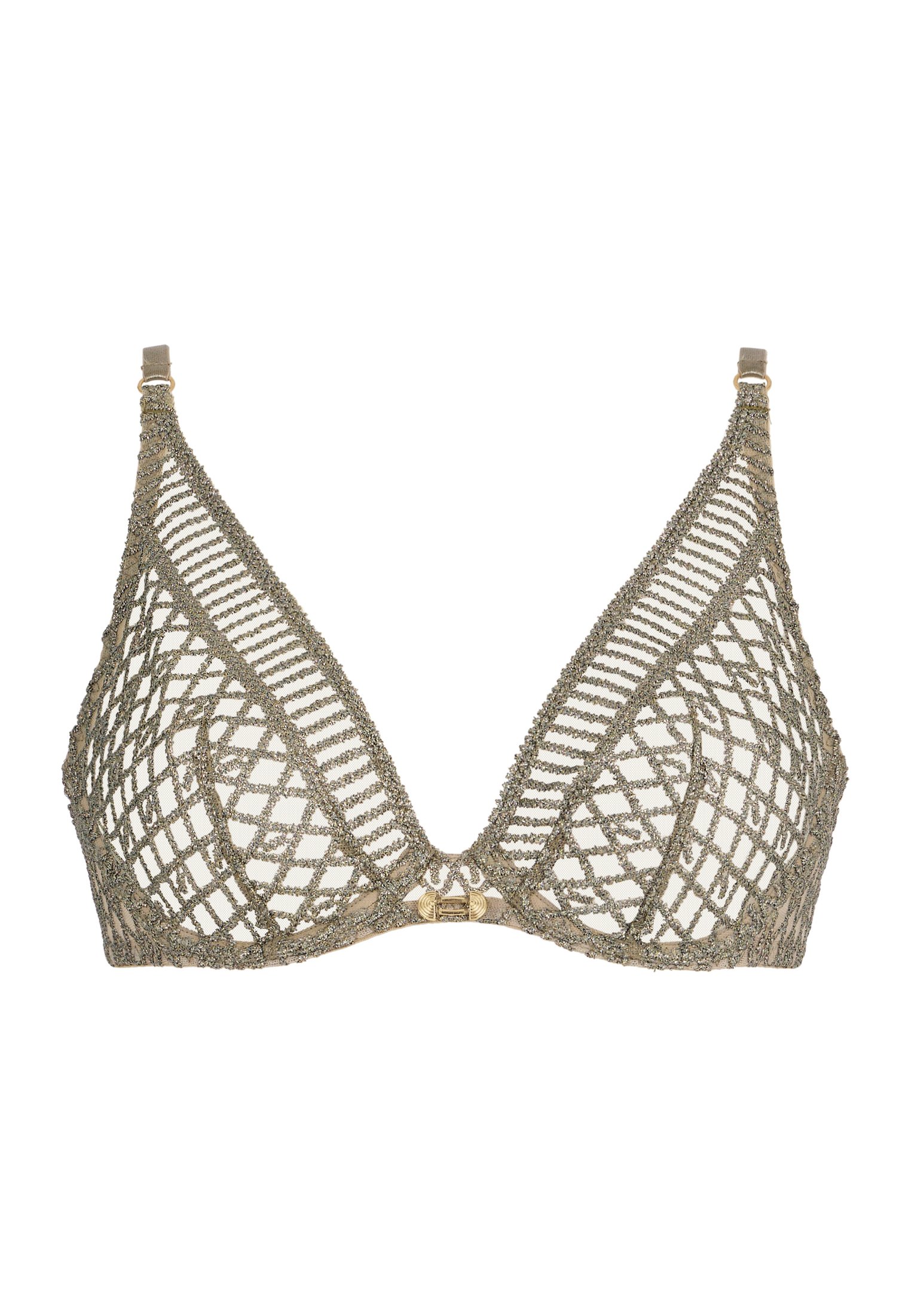 Architecture underwired triangle bra AUBADE Green