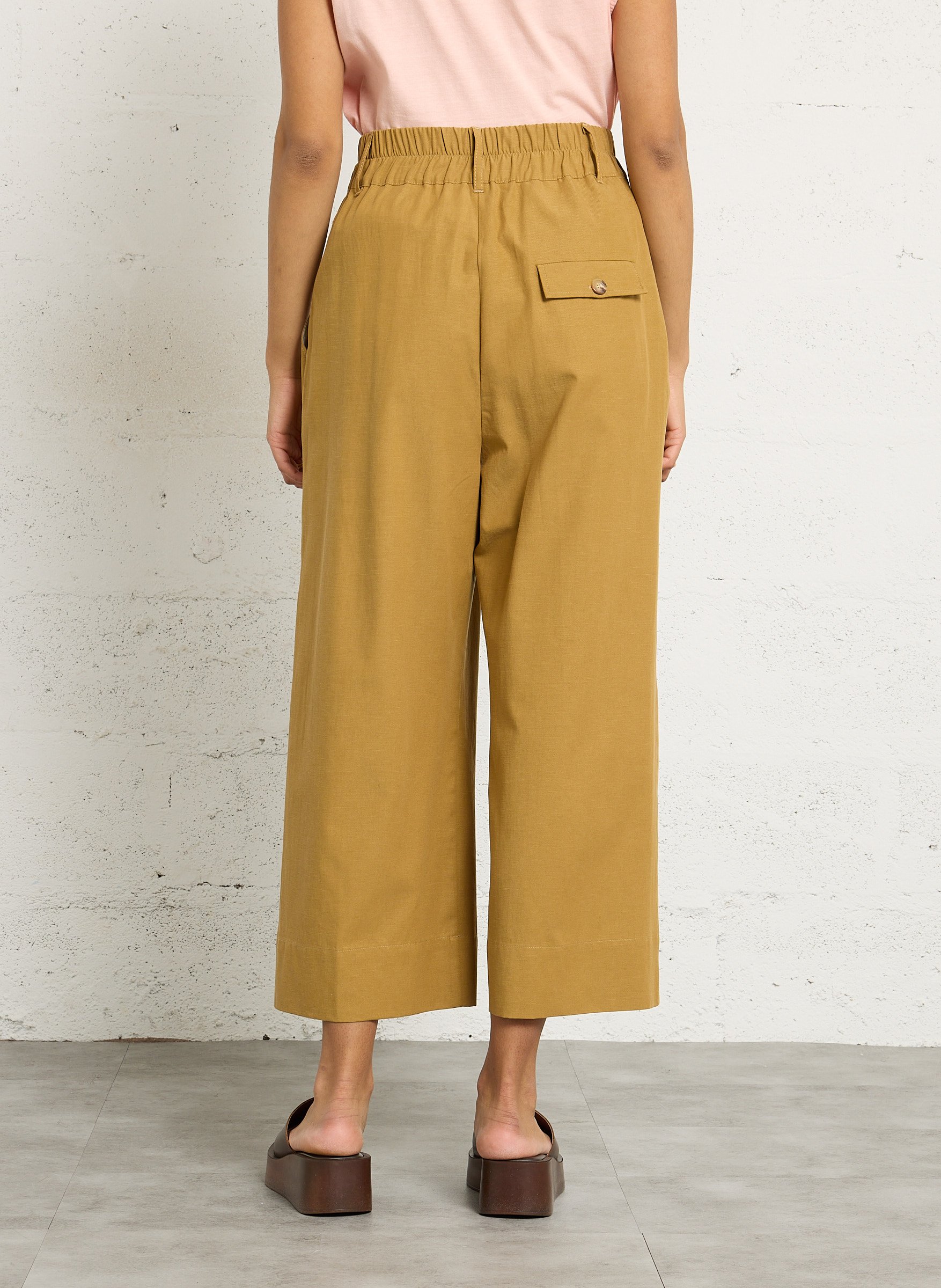 Wide trousers SUZIE WINKLE Brown