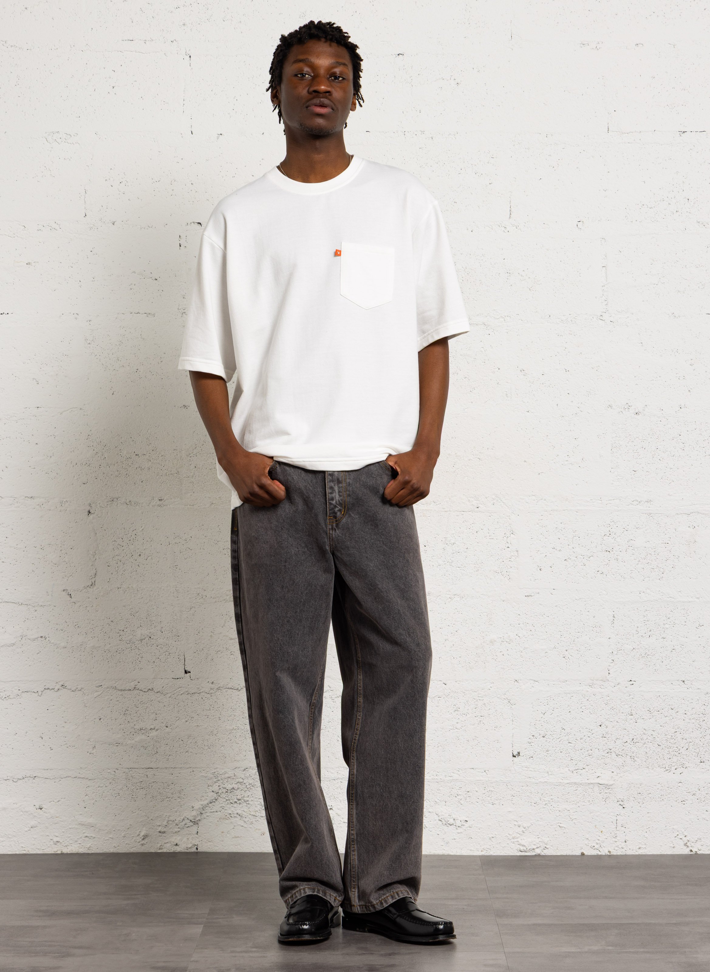 Tee-shirt droit manches courtes uni CHEVIGNON Blanc