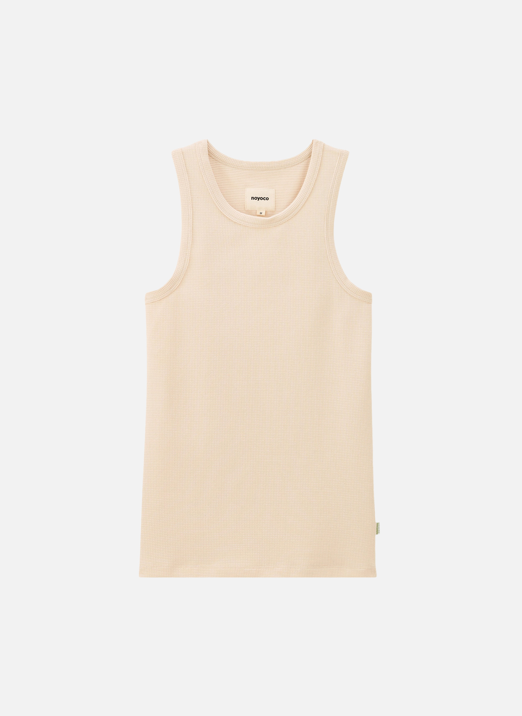 Fitted tank top Leo ecru Noyoco Red