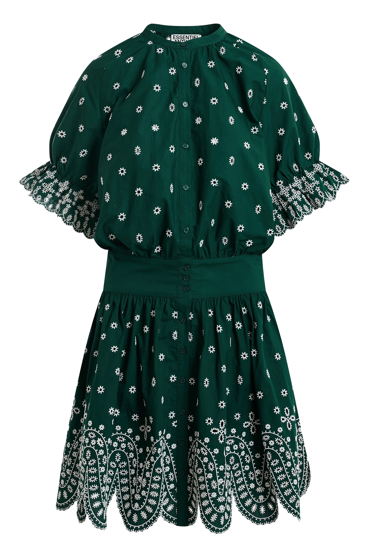 Kurzkleid mit Print ESSENTIEL ANTWERP Grun