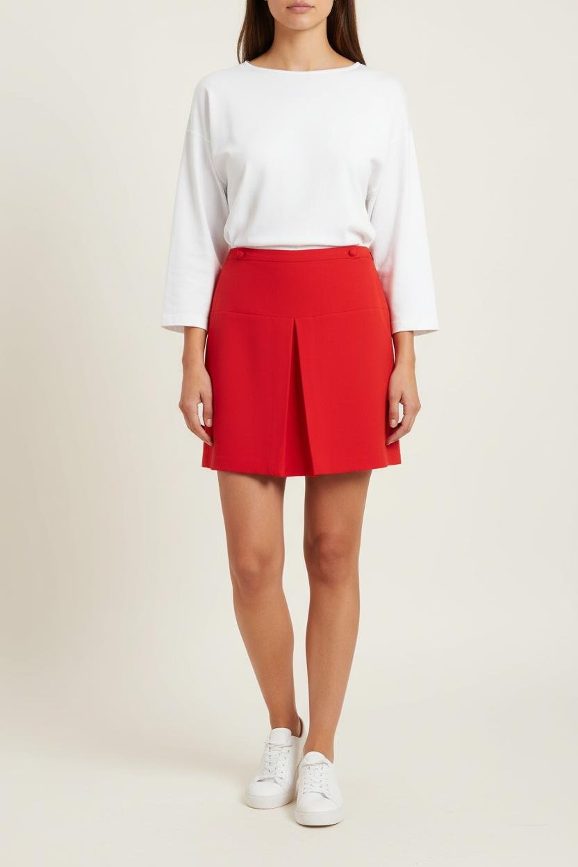 Short & midi skirt COMPTOIR DES COTONNIERS - Seconde main Red