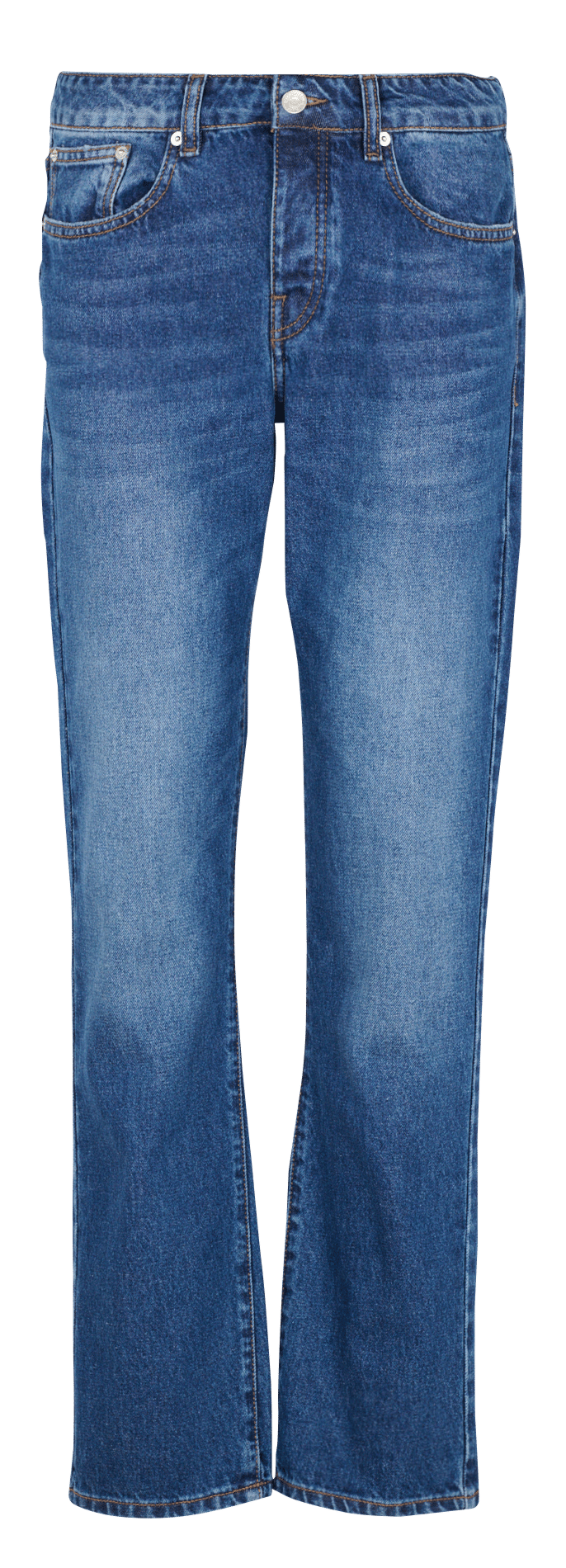 Jean droit en coton mélangé ACQUAVERDE Bleu