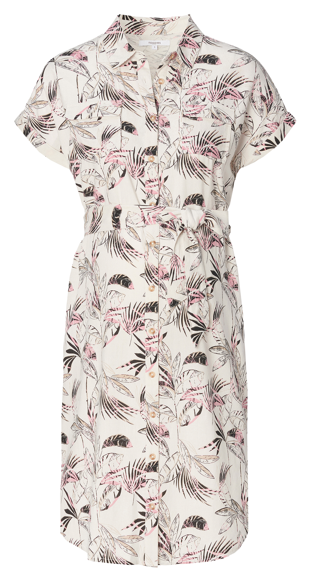 Printed maternity dress NOPPIES Beige