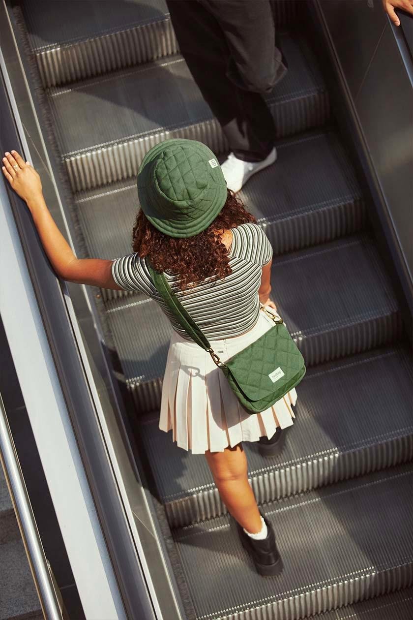 Cotton handbag HINDBAG Khaki