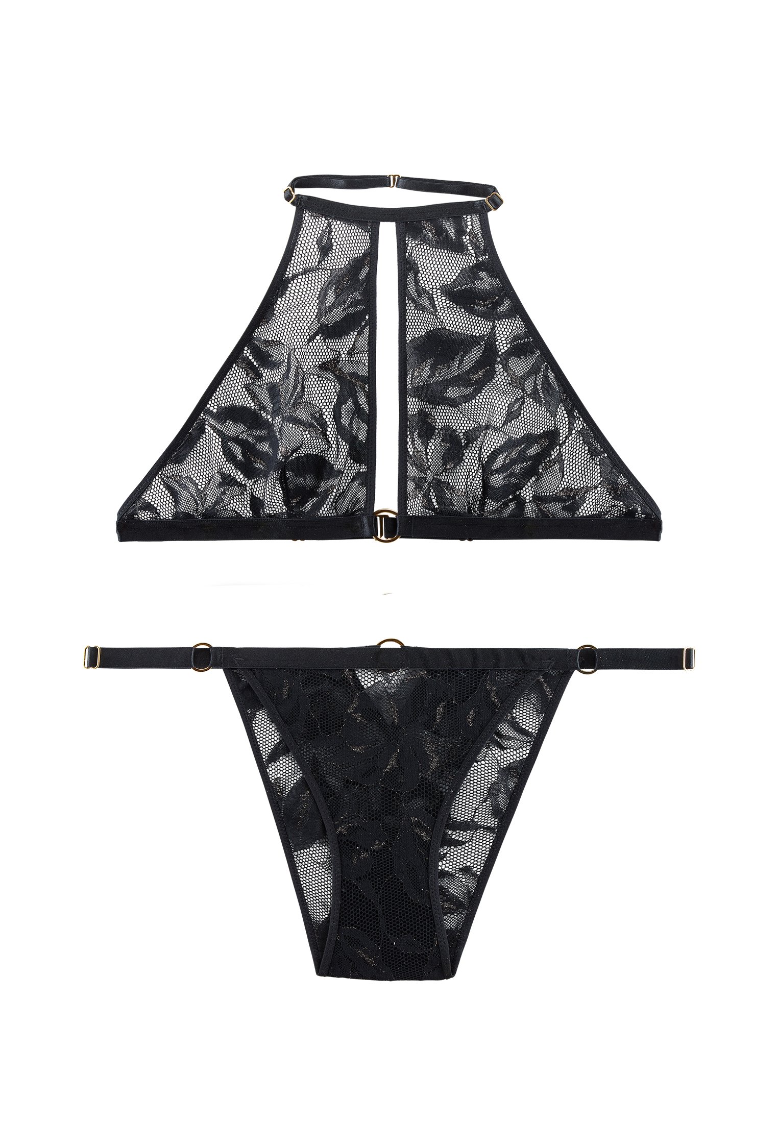 Starry Night Liens de Velours set AUBADE Black