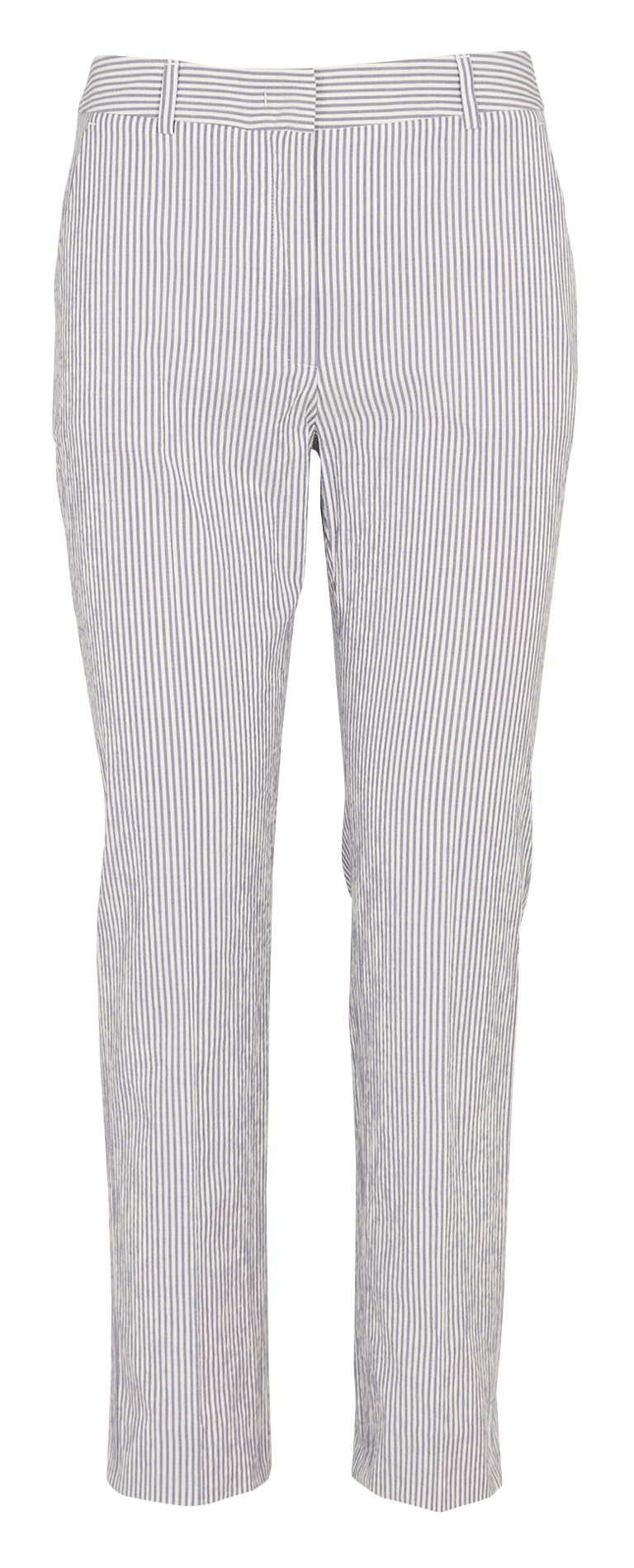 Pantalon cigarette en coton mélangé MAX MARA WEEK END Bleu